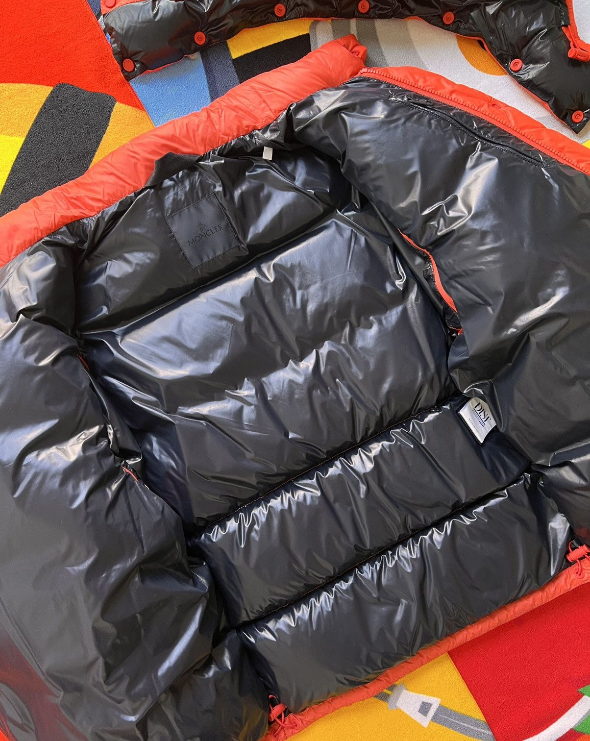 Moncler L Moncler Cyclone Short Down Jacket goose orange vest 2 jn 1 Size US L / EU 52-54 / 3 - 12 Thumbnail