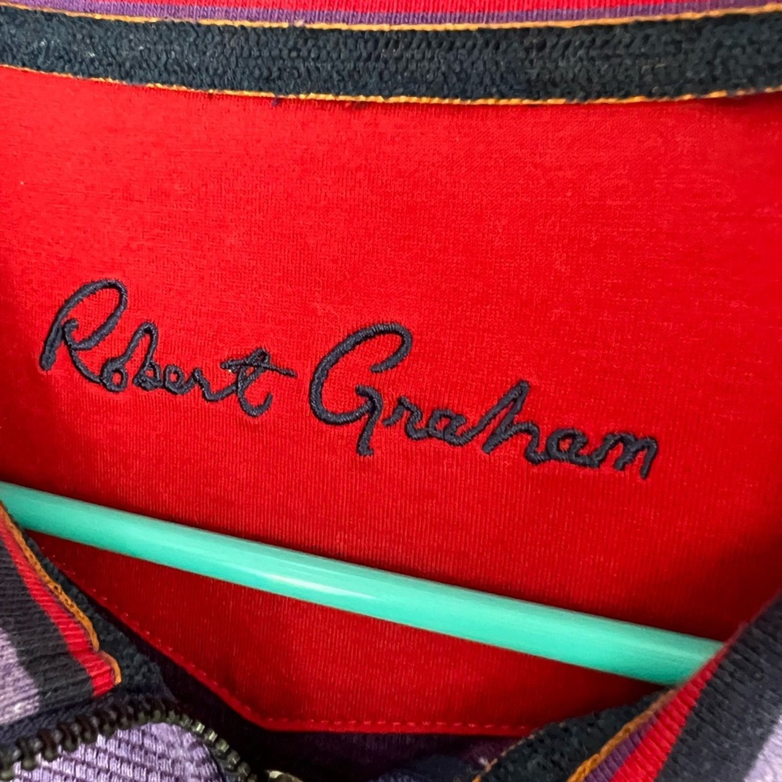 Robert Graham ROBERT GRAHAM 1/4 zip mock cotton sweater pullover Size XL Size US XL / EU 56 / 4 - 3 Thumbnail