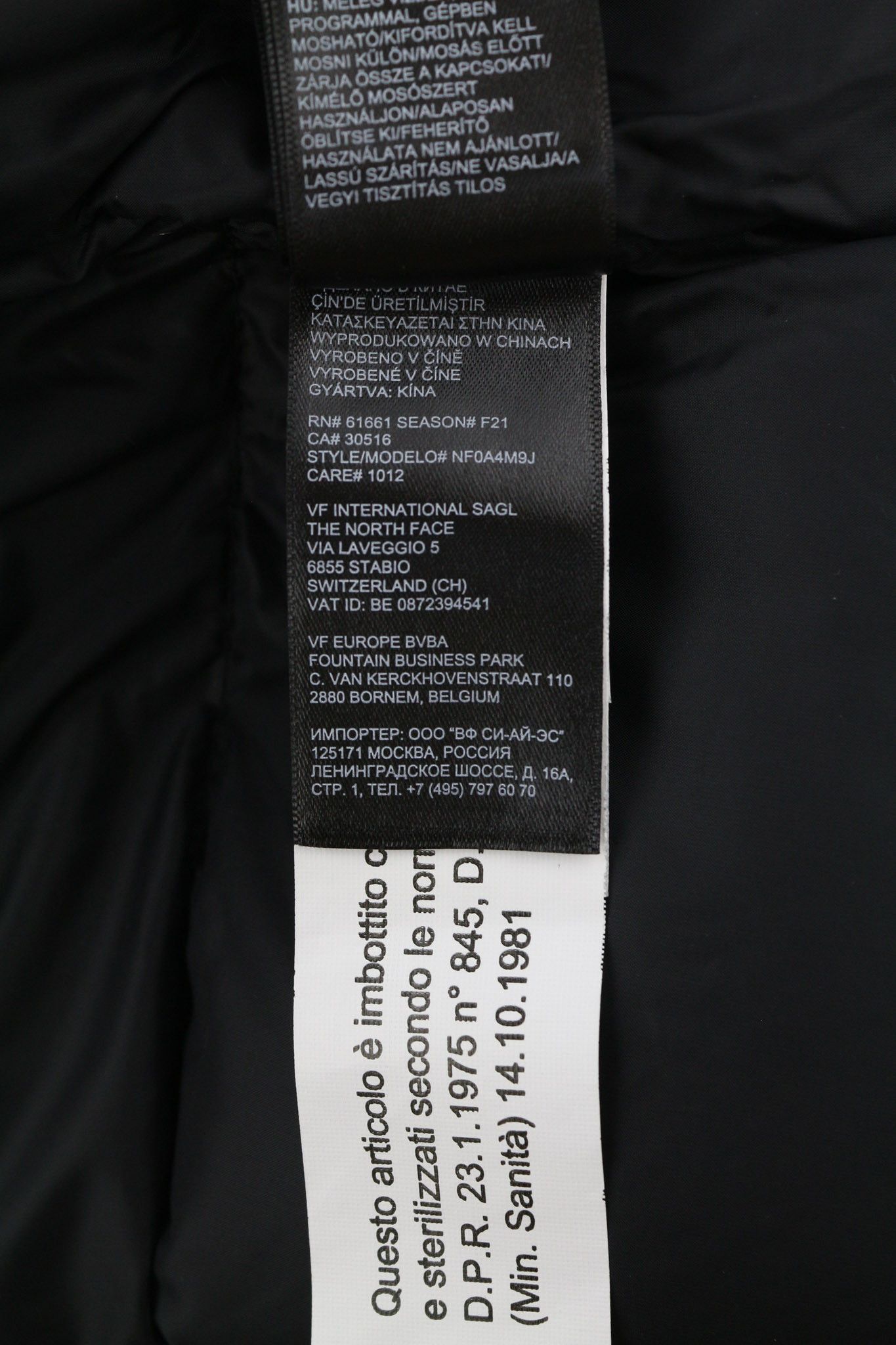 The North Face DIABLO DOWN L Black 700 Down Insulated Quilted Puffer 81695 Size US L / EU 52-54 / 3 - 10 Thumbnail