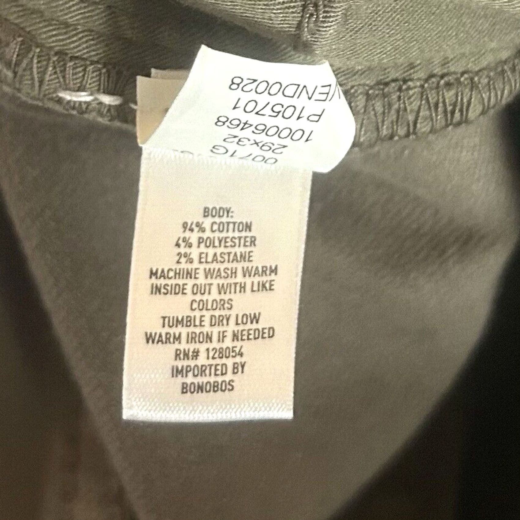 Bonobos Bonobos Slim Chino Pants Mens 29x32 Brown Stretch Flat Front Casual City Preppy Dress Work Size US 34 / EU 50 - 7 Thumbnail