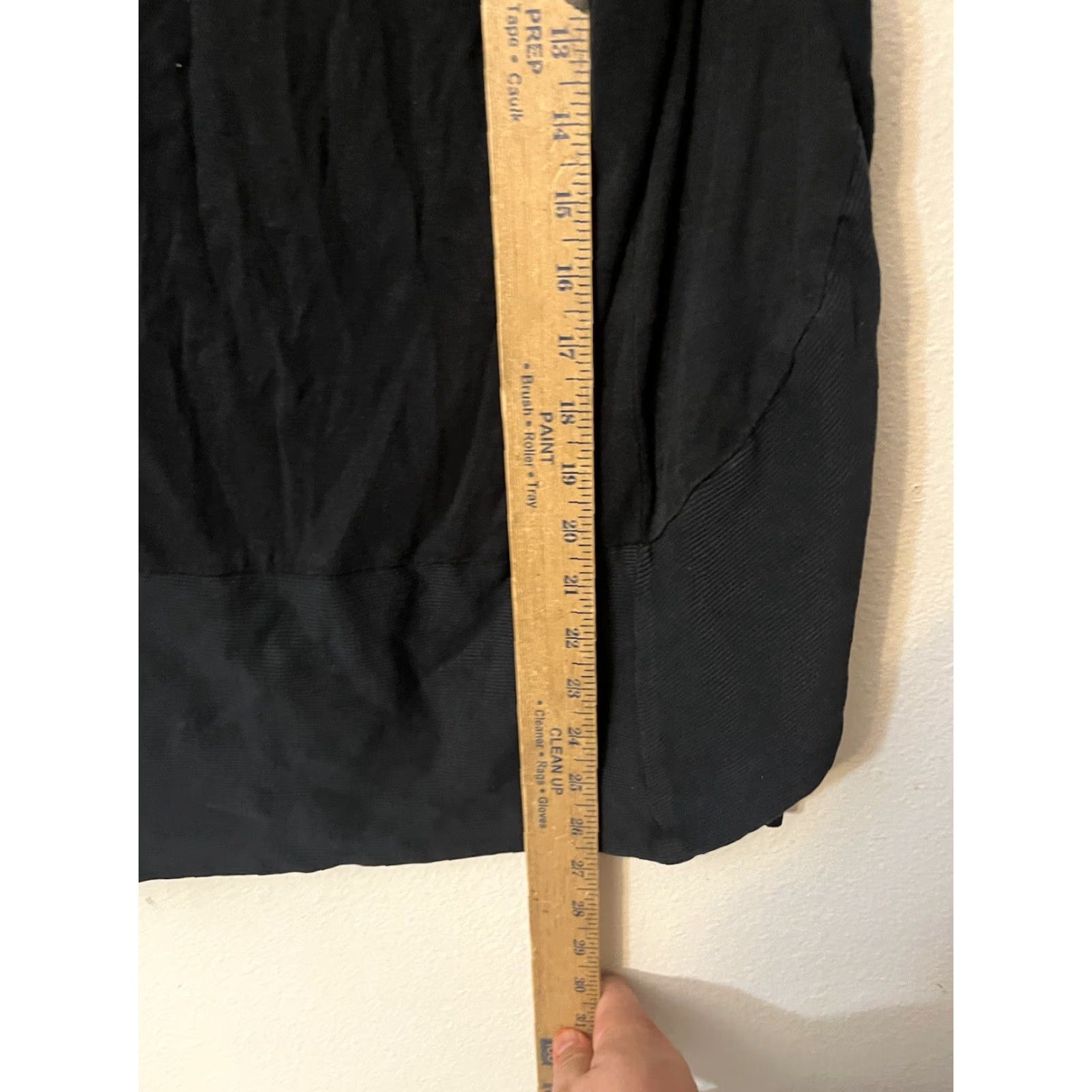 Express Express Women's Cardigan Sweater Black Long Sleeve Open Size XS Pre-Owned Size XS / US 0-2 / IT 36-38 - 4 Thumbnail