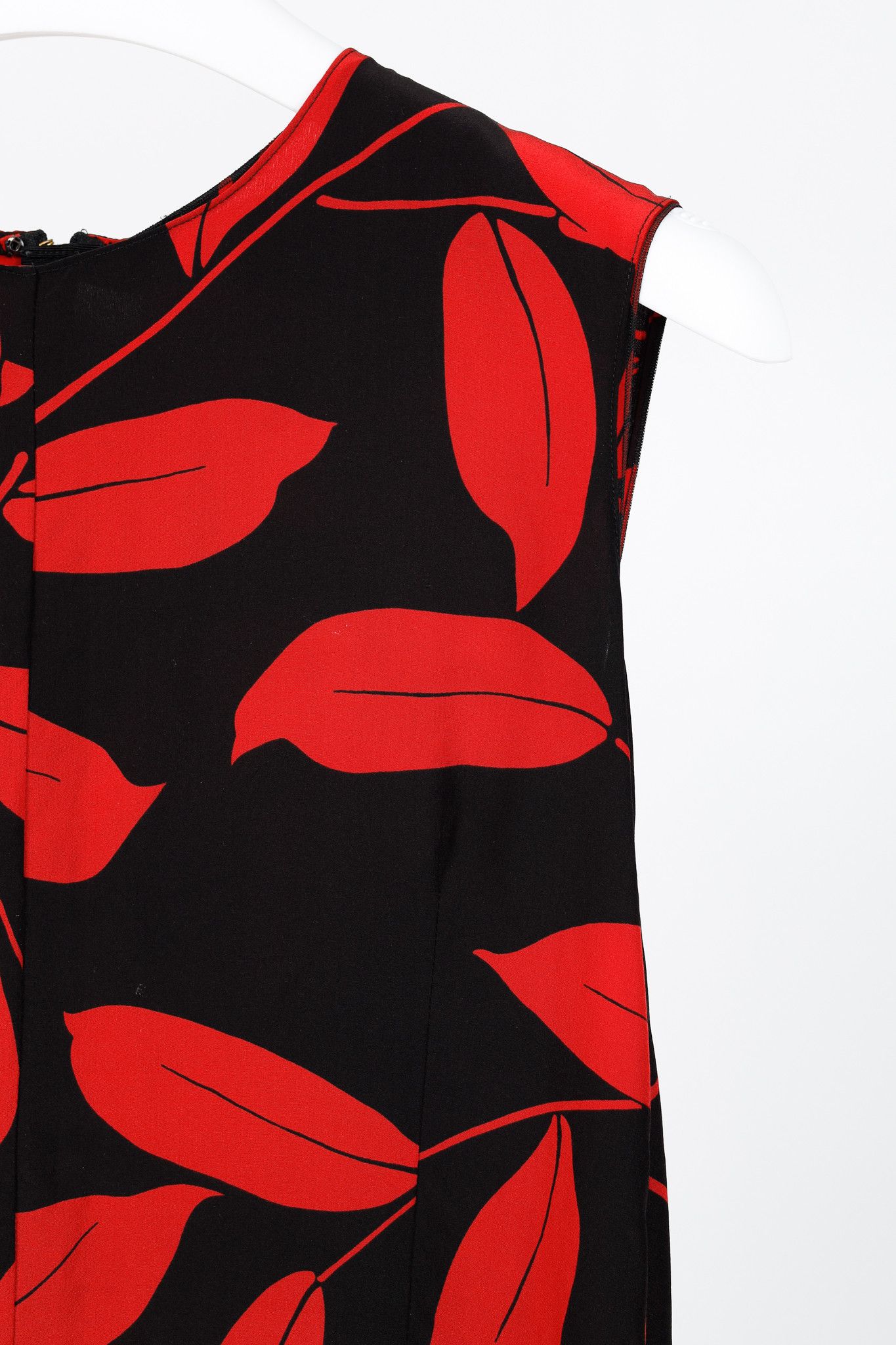 Marni Marni SS16 Runway Silk Floral Silhouette-Print Dress Size S / US 4 / IT 40 - 4 Thumbnail
