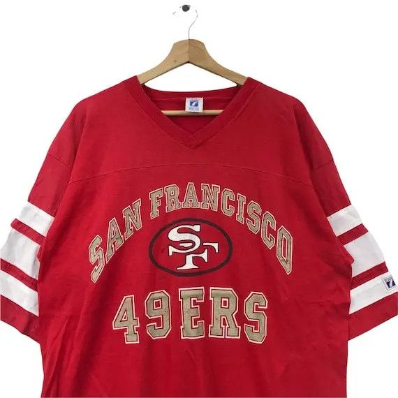 NFL Vtg NFL LOGO 7 49ERS San Francisco Tee Shirt Indianapolis Size US L / EU 52-54 / 3 - 3 Thumbnail