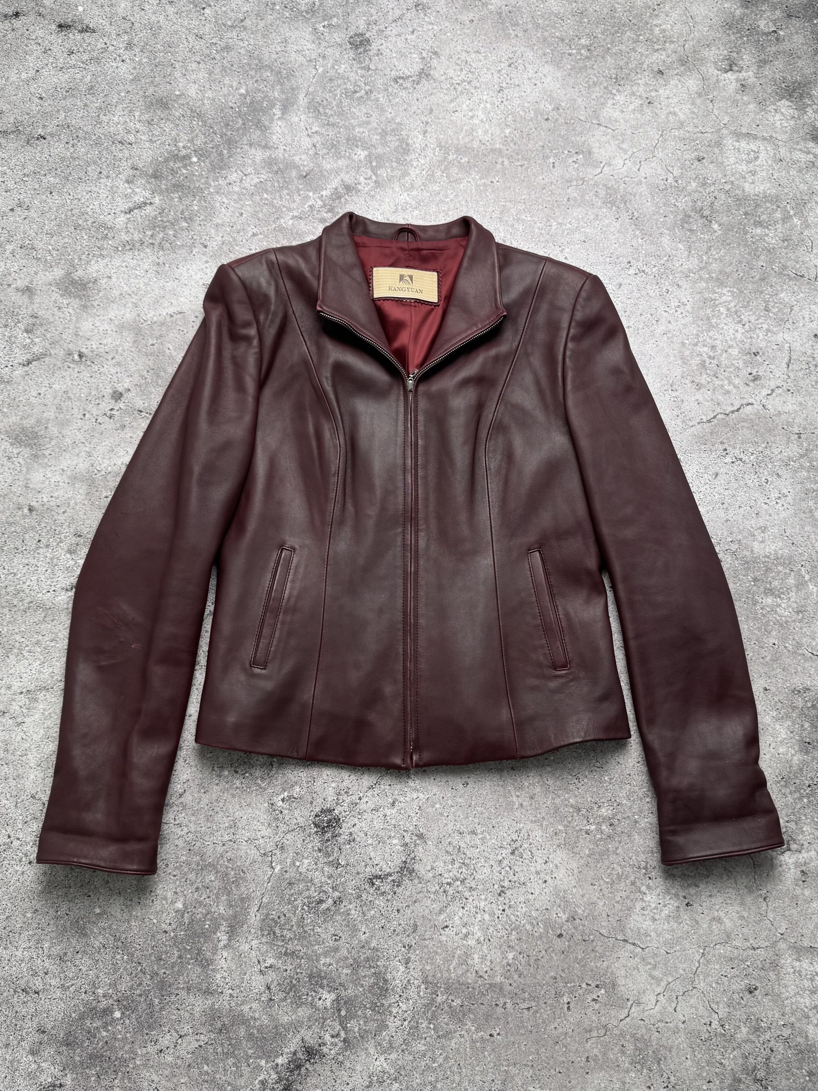 Vintage Vintage Leather Cropped Jacket C5(V404) Size M / US 6-8 / IT 42-44 - 1 Thumbnail