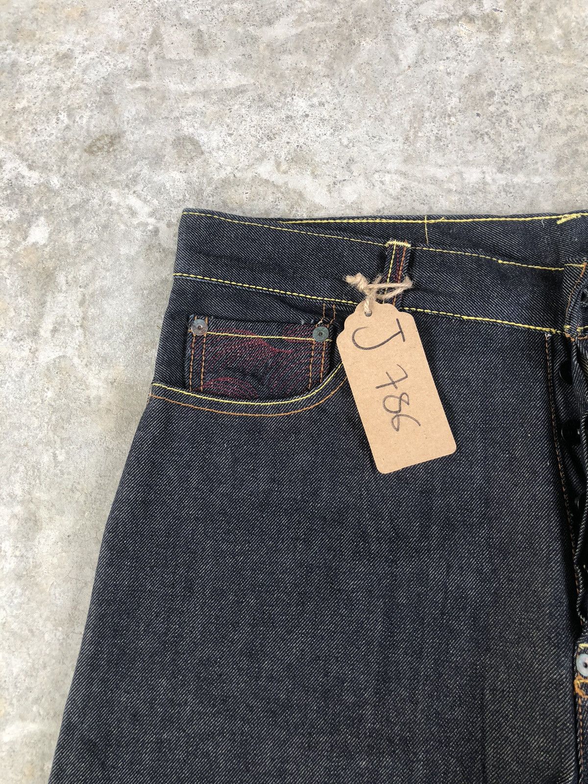 RMC Jeans Red Monkey Company Embroidered Jeans Size US 32 / EU 48 - 6 Thumbnail