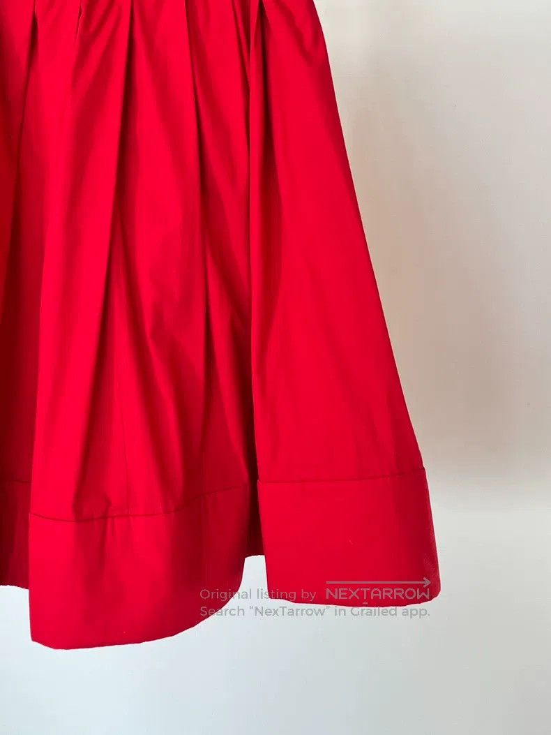 Comme des Garcons Comme Des Garcons size S Red Pleated Half Skirt Size 22" - 3 Thumbnail
