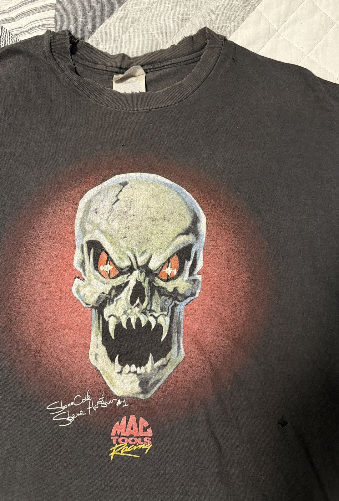 Vintage Thrashed Sun Faded Stone Cold 2001s’ Distressed Size US XL / EU 56 / 4 - 4 Thumbnail