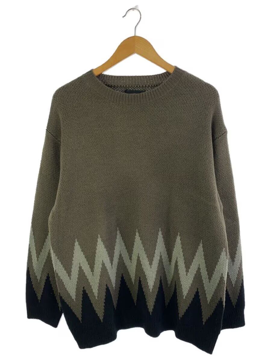 Number (N)ine Zig Zag Boxy Knit Sweater Size US M / EU 48-50 / 2 - 1 Thumbnail