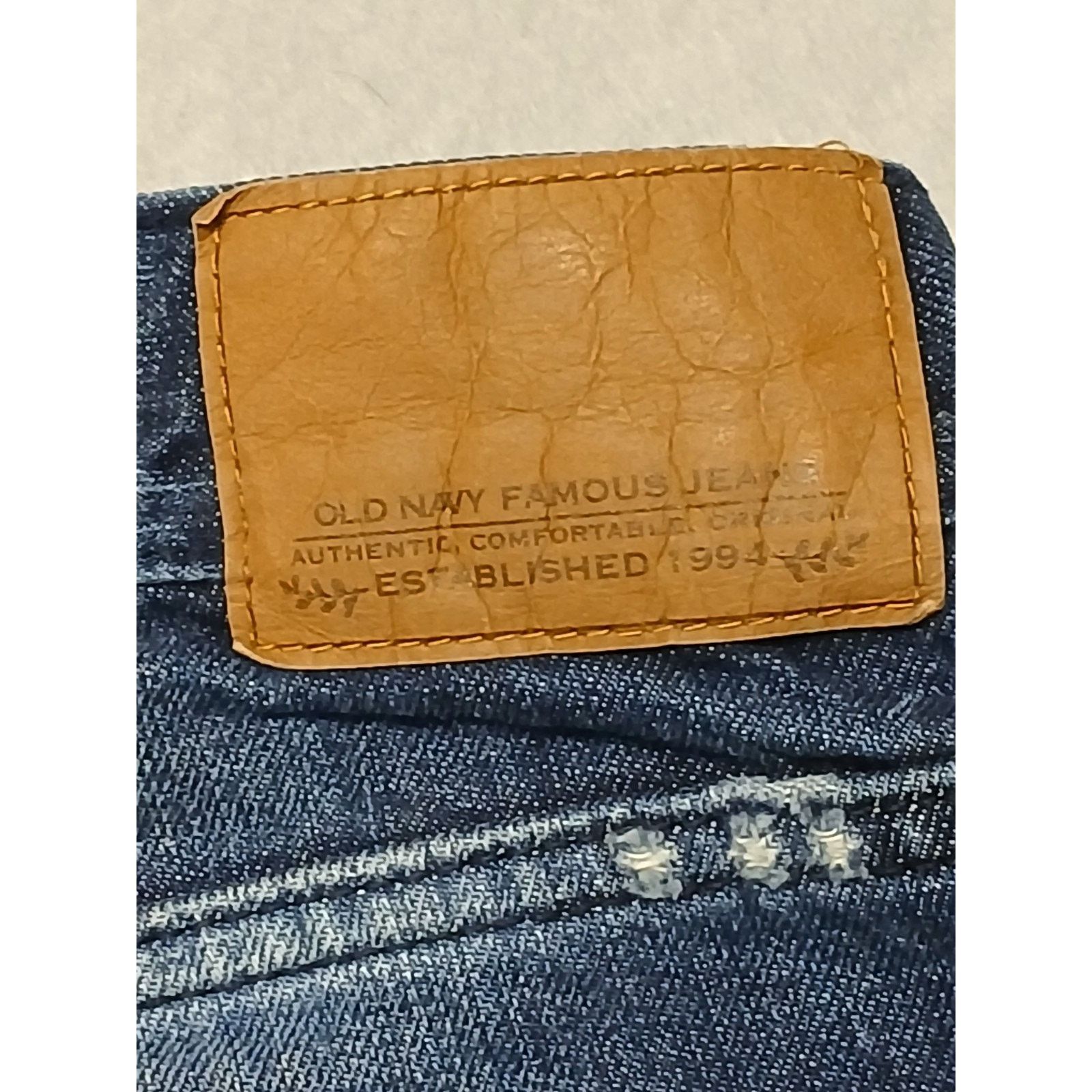 Old Navy Old Navy (38x30) Relaxed Fit Boot Cut Blue Jeans Size US 38 / EU 54 - 11 Thumbnail