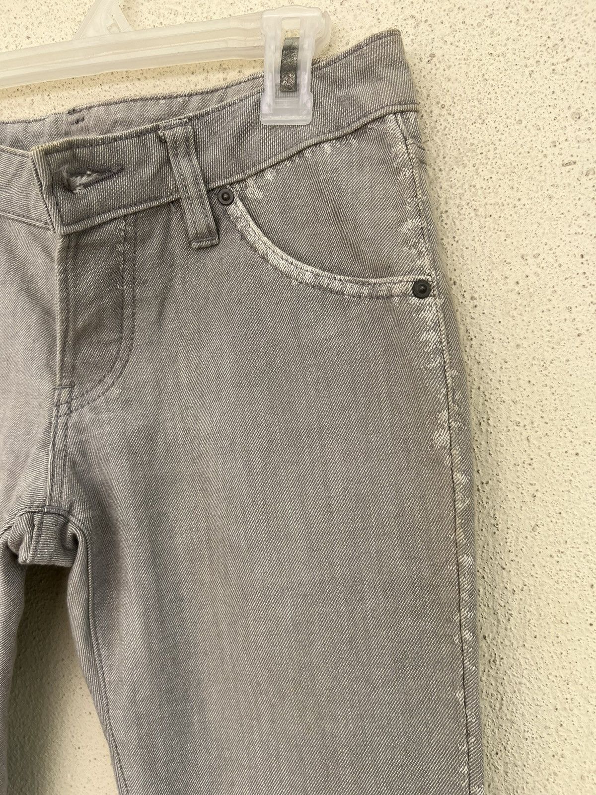Issey Miyake Vintage Issey Miyake A-Poc Galaxy Grey Denim Flare Jeans Size US 28 / EU 44 - 11 Thumbnail