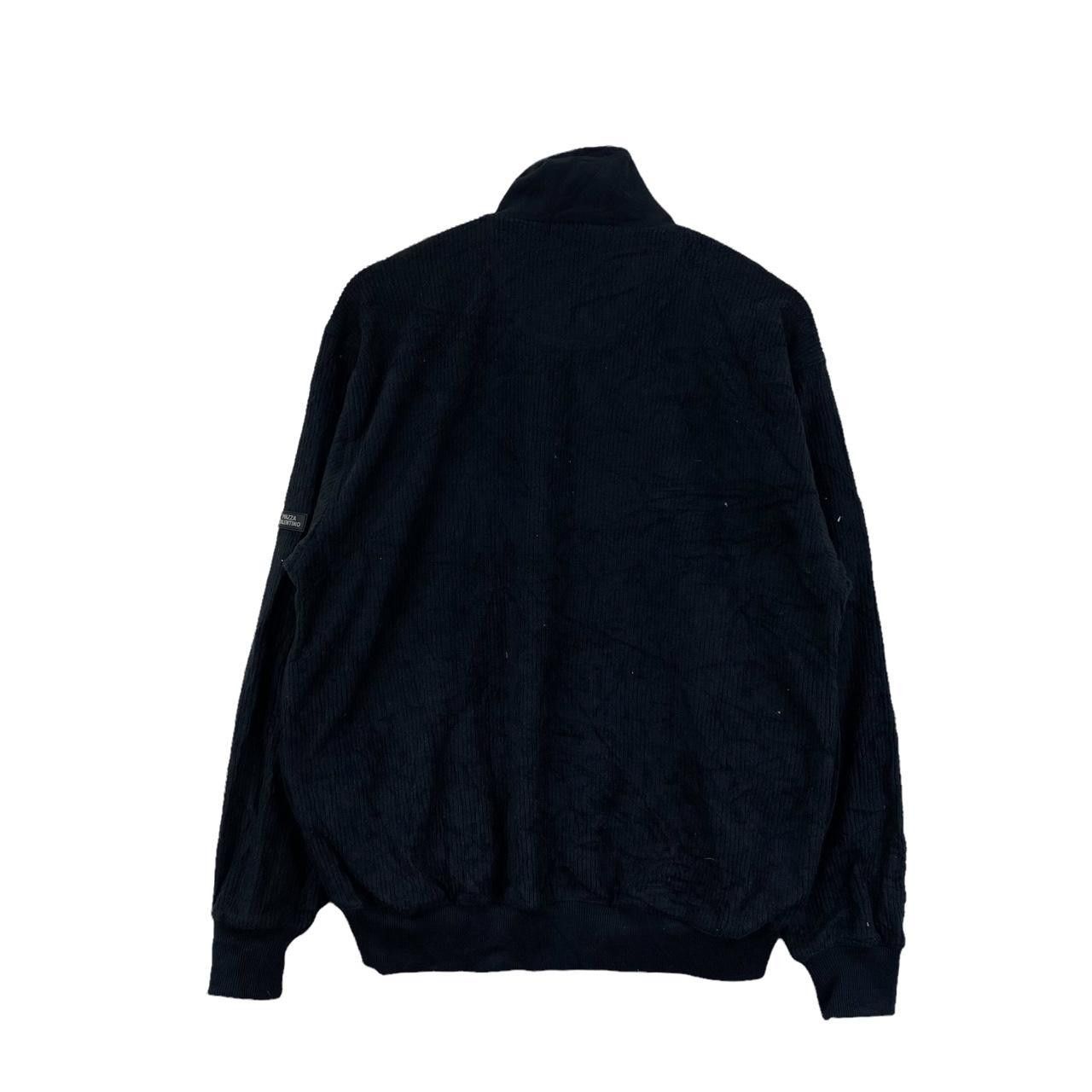Valentino Vtg 90’ PIZZA VALENTINO ITALY Striped Fleece Jacket Size M / US 6-8 / IT 42-44 - 2 Thumbnail