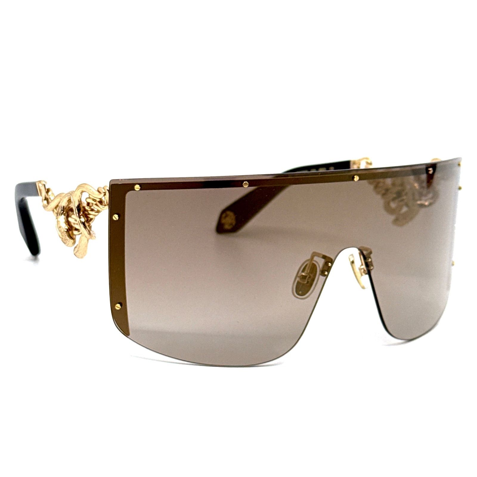 Roberto Cavalli New, ROBERTO CAVALLI Sunglasses SRC015 Col.300G Authentic Size ONE SIZE - 1 Thumbnail