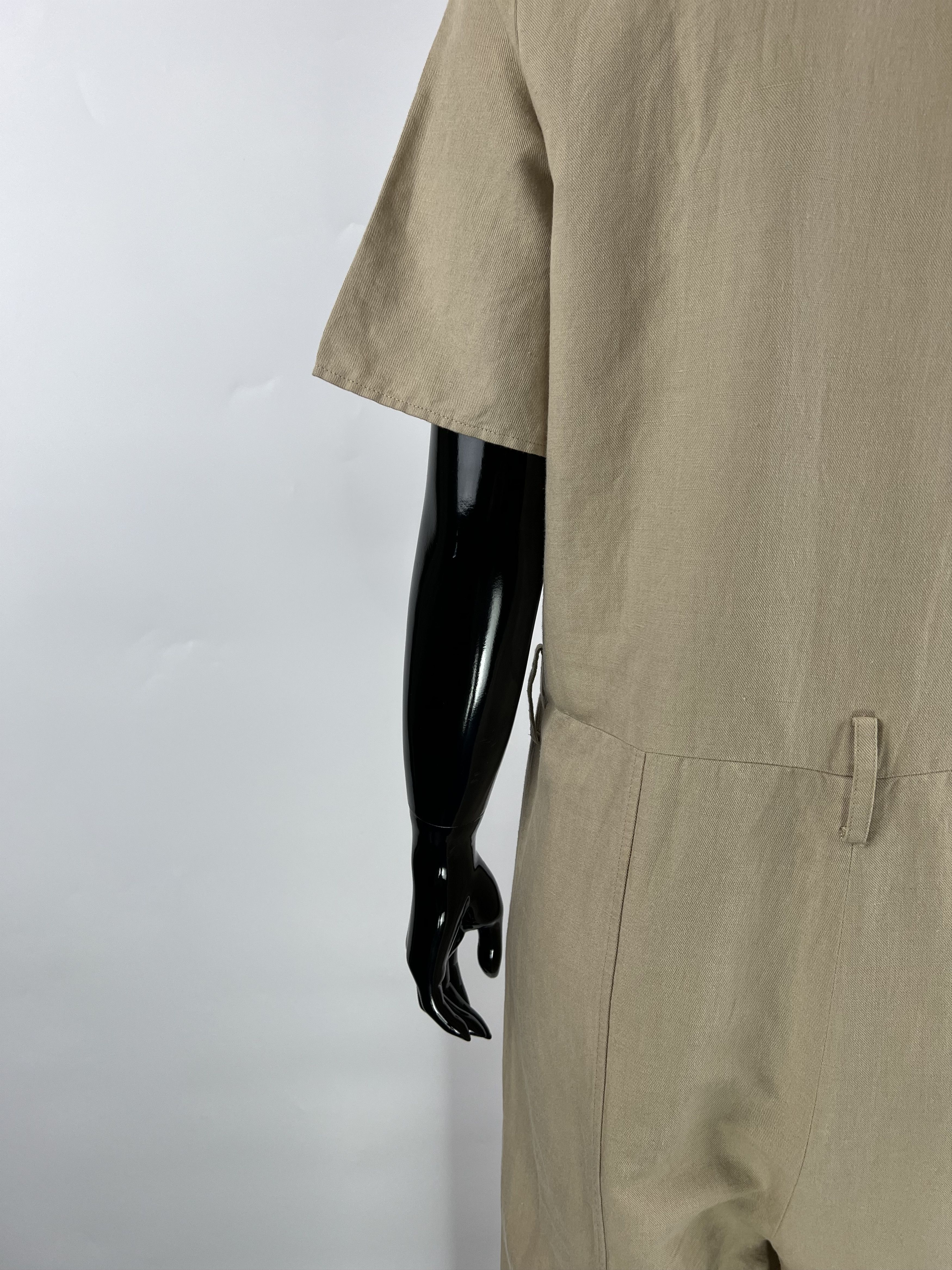 Cos COS Women's Beige Linen Cotton Jumpsuit Size EUR34/XS Size 26" / US 2 / IT 38 - 11 Thumbnail