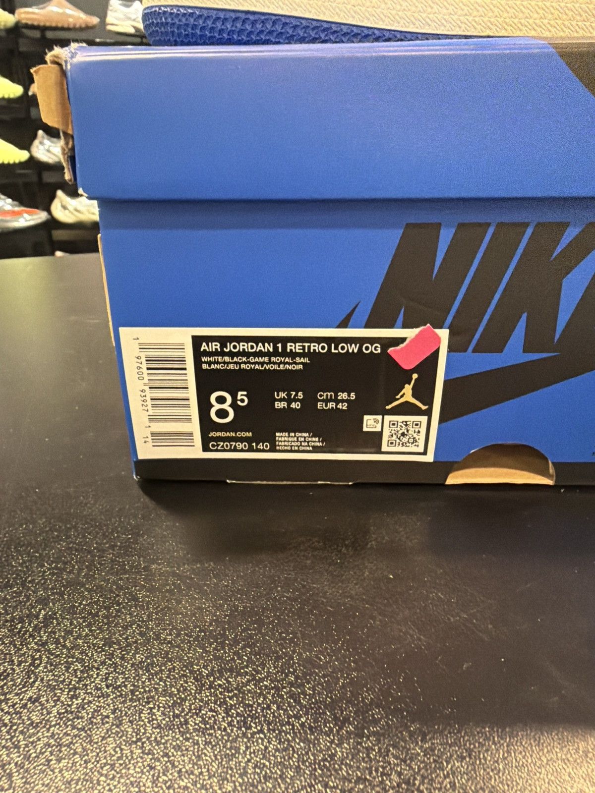 Jordan Brand Jordan 1 Low Royal Toe Size-8.5 Brand New OG All Qucik Ship Size US 8.5 / EU 41-42 - 8 Thumbnail