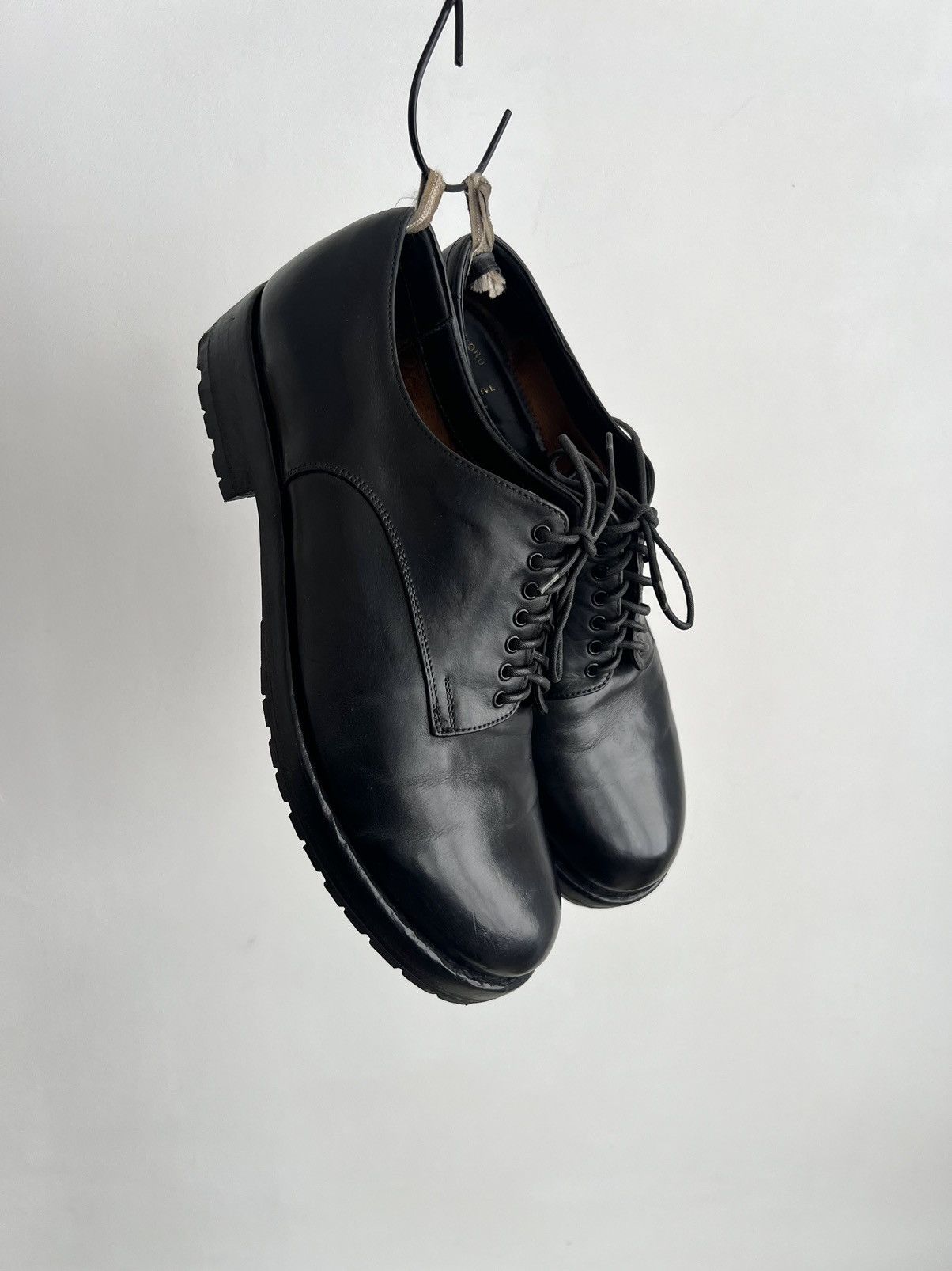 🔥Officine Creative Lawry 017 Leather Black Derby Shoes