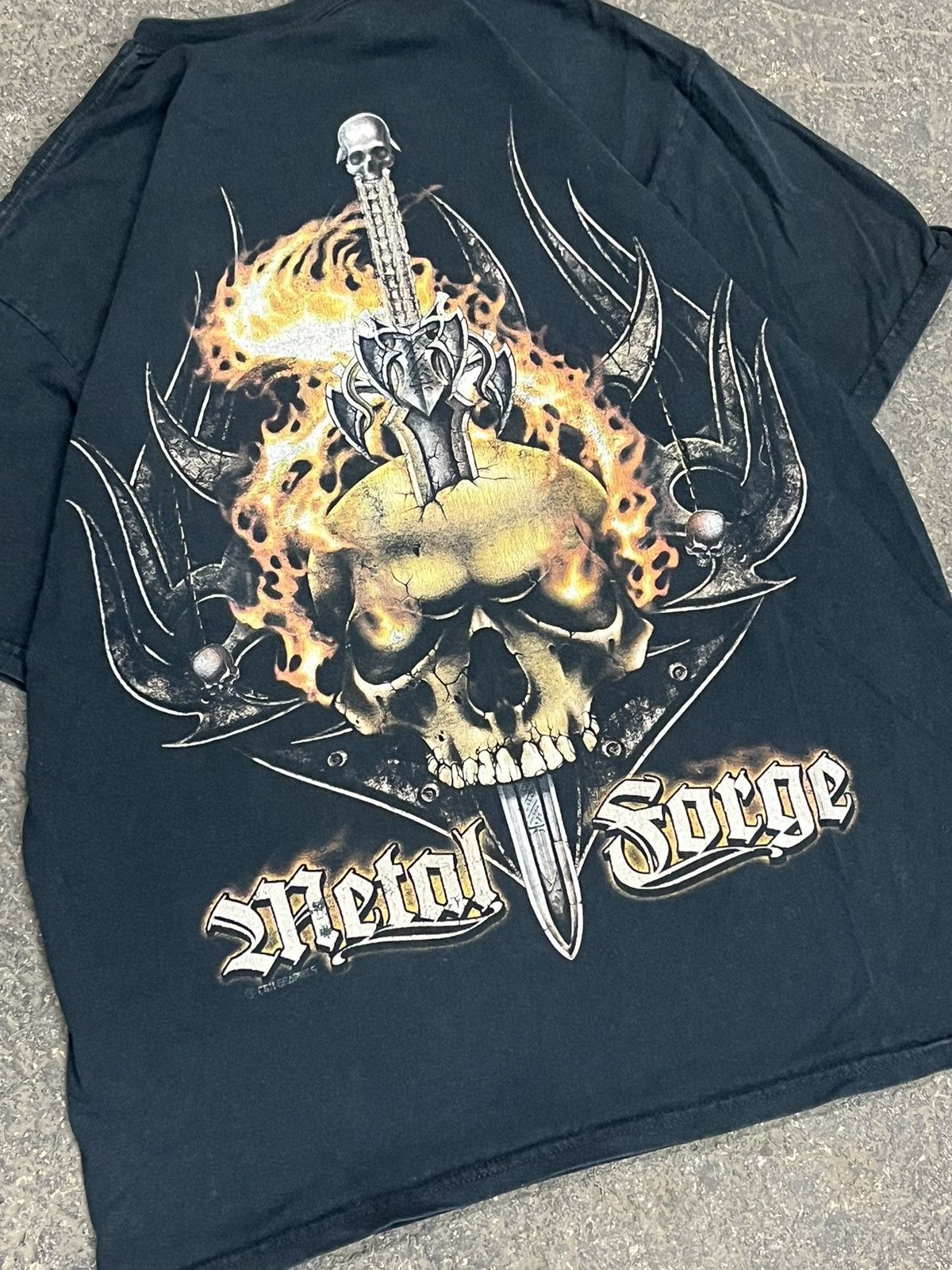 Vintage Vintage band tee grunge skater y2k affliction style rare Size US L / EU 52-54 / 3 - 3 Thumbnail