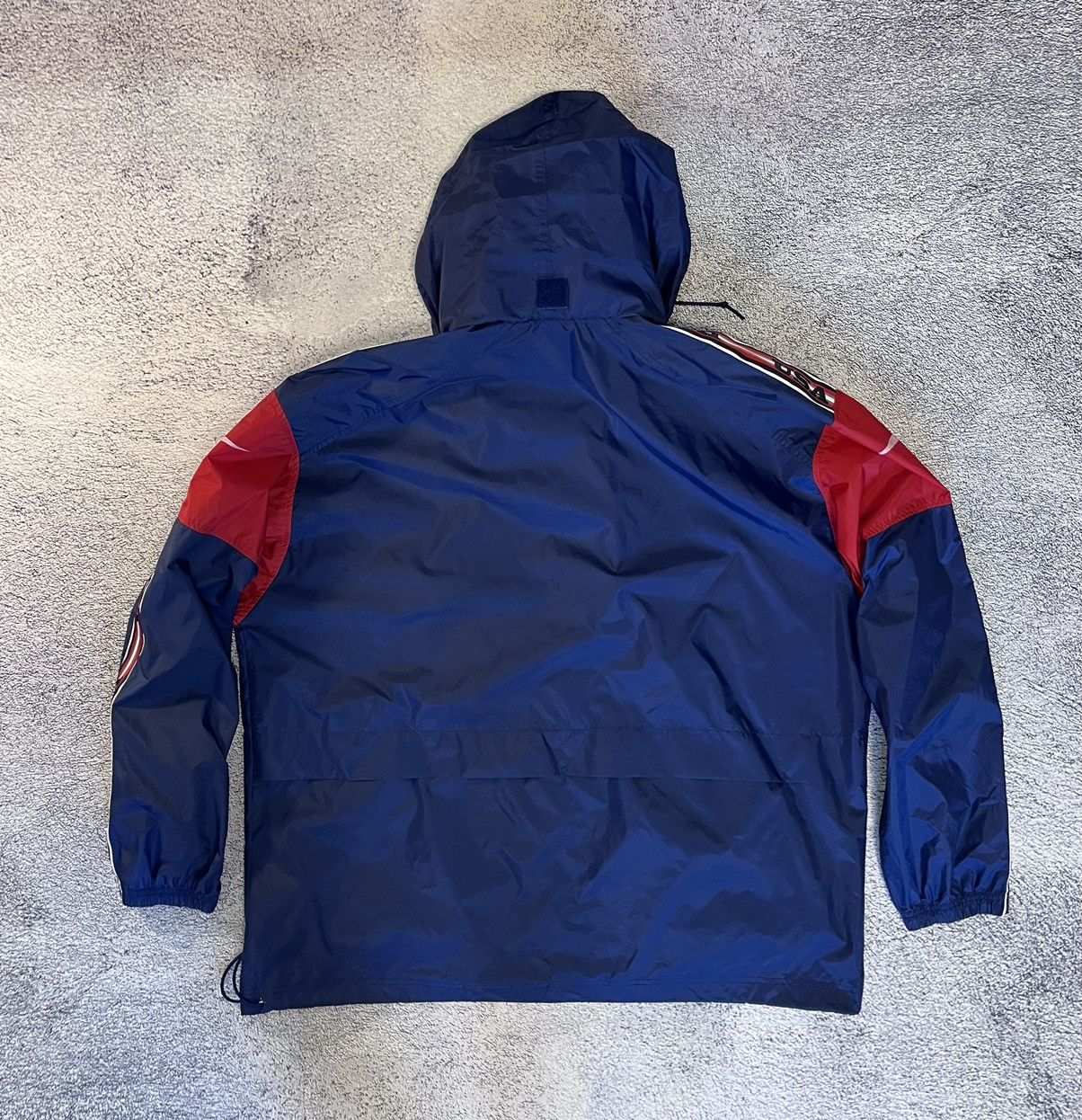 Nike × Vintage Nike Men’s Jacket Windbreaker Vintage Nylon USA Logo Blue Size US XL / EU 56 / 4 - 10 Thumbnail