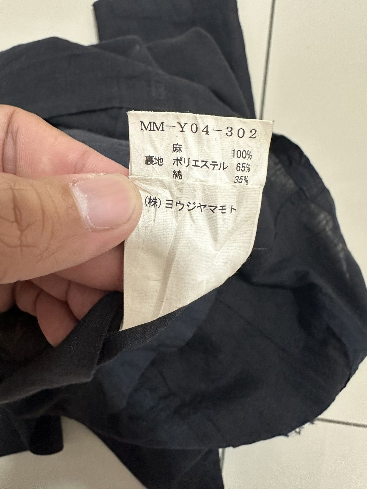 Yohji Yamamoto Yohji Yamamoto Y’s 08 SS Linen Jacket Iconic Yohji Yamamoto Size US L / EU 52-54 / 3 - 9 Thumbnail