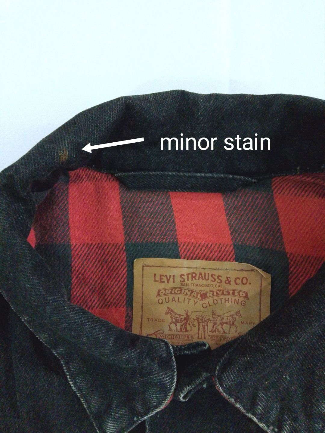 Levi's Vintage Levi’s 70417 Flannel Lined Denim Jacket USA Made Size US L / EU 52-54 / 3 - 14 Thumbnail