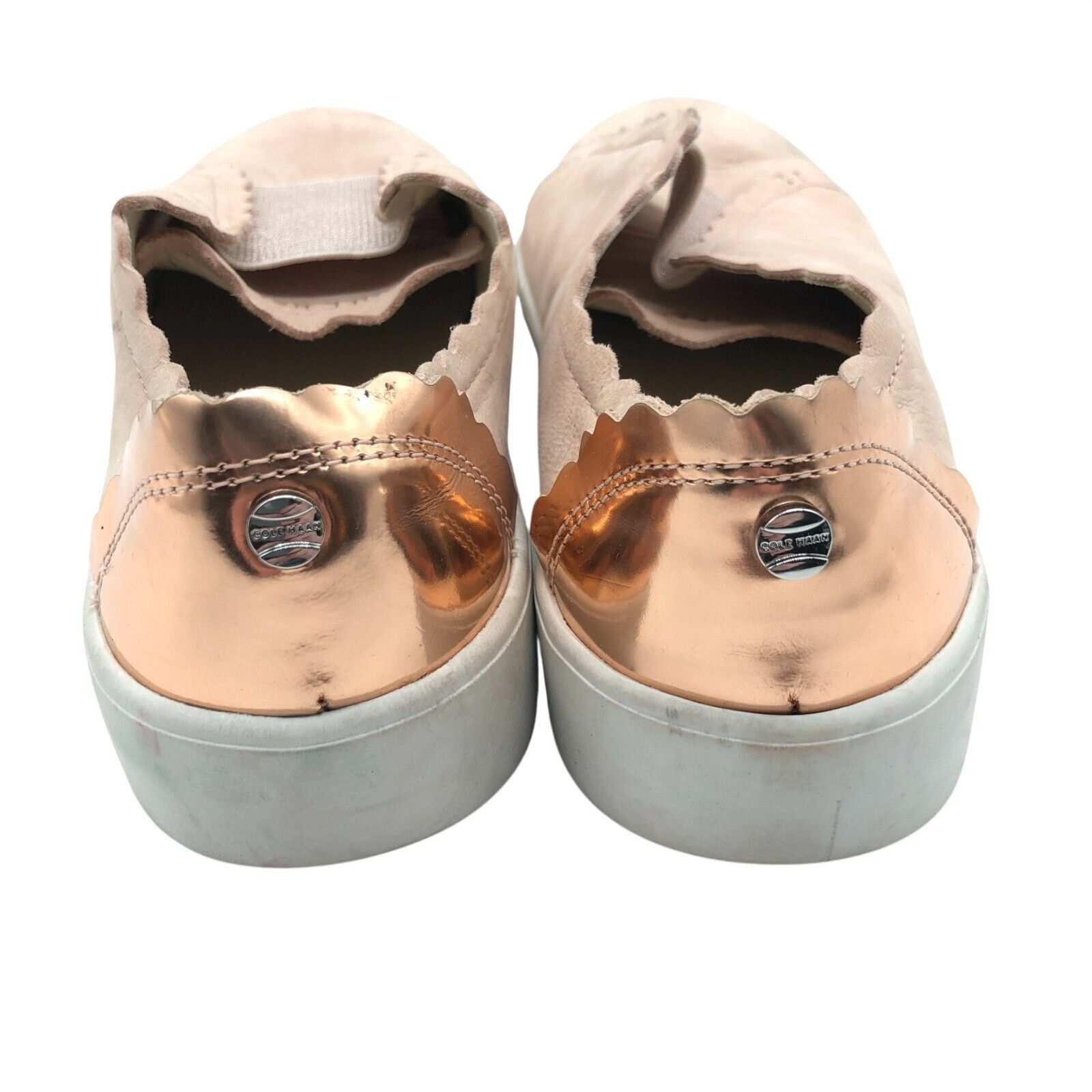 Cole Haan Cole Haan Womens Sneakers Grand OS Slip On Suede Blush Pink Size US 5.5 / IT 35.5 - 5 Thumbnail