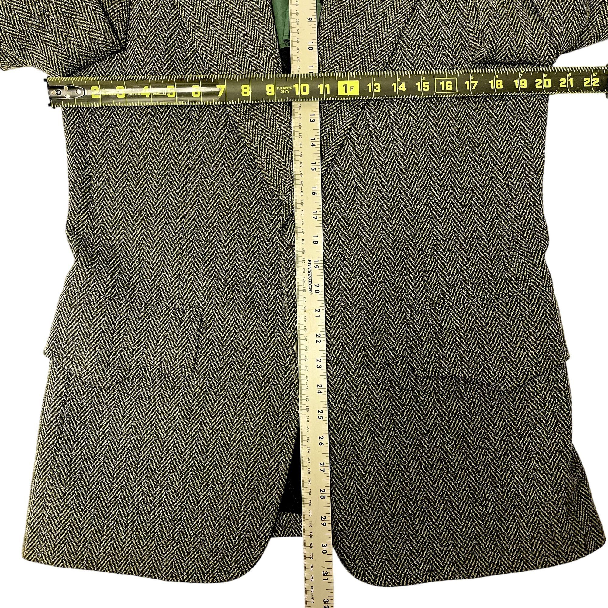 Other Vtg Battelsteins MOD Sport Coat GREEN HERRINGBONE Jacket Size 38R - 8 Thumbnail