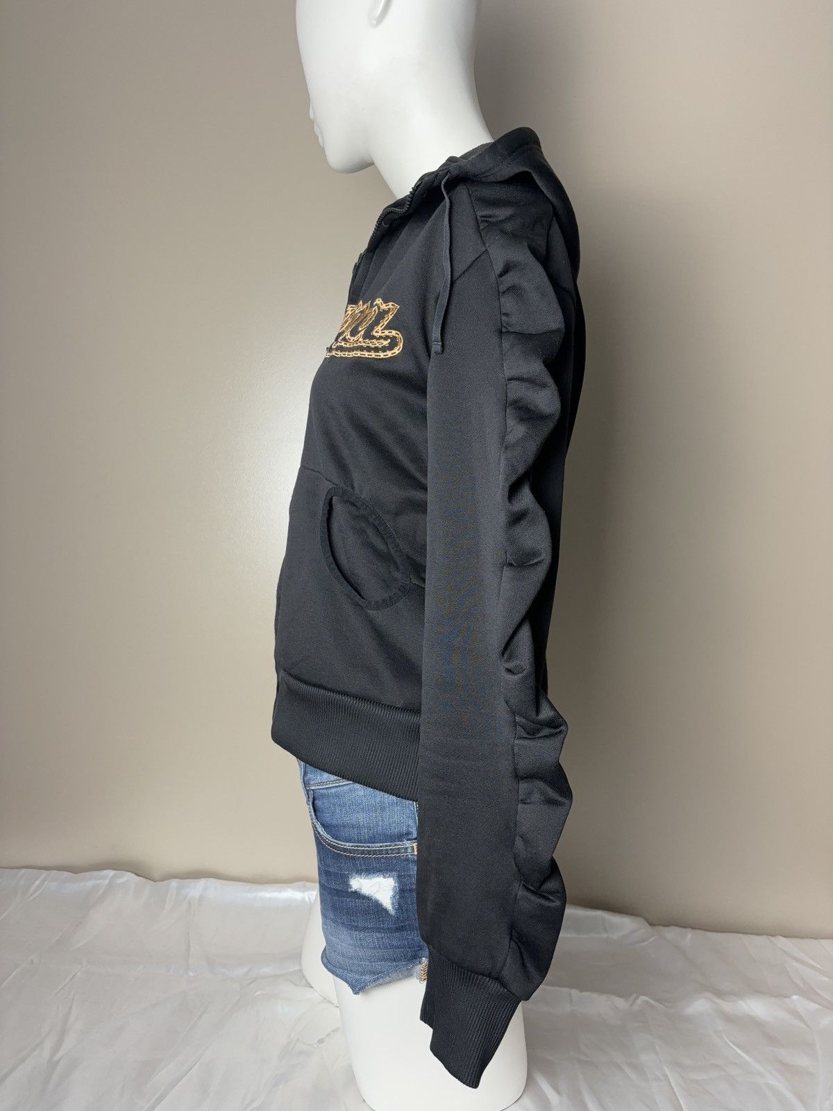 Puma PUMA Vintage Avant Garde Zip Hoodie Ruffles Sleeves y2k Size L / US 10 / IT 46 - 9 Thumbnail