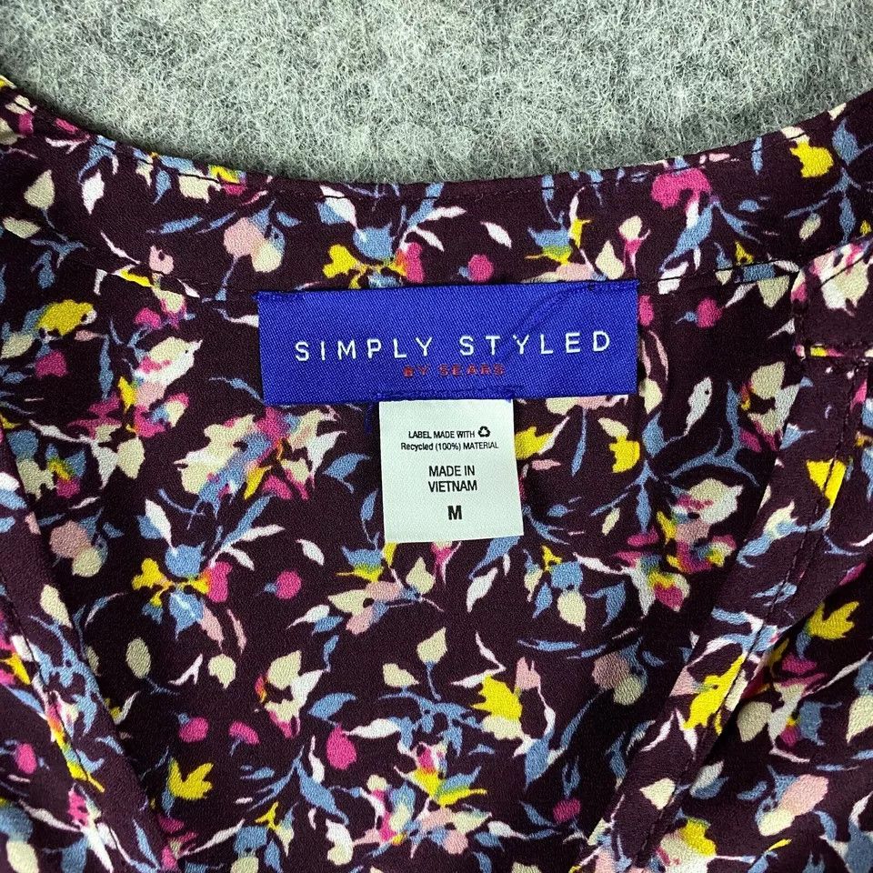 Other Simply Styled Blouse Medium Women's Pullover NWT Polyester M Size M / US 6-8 / IT 42-44 - 3 Thumbnail