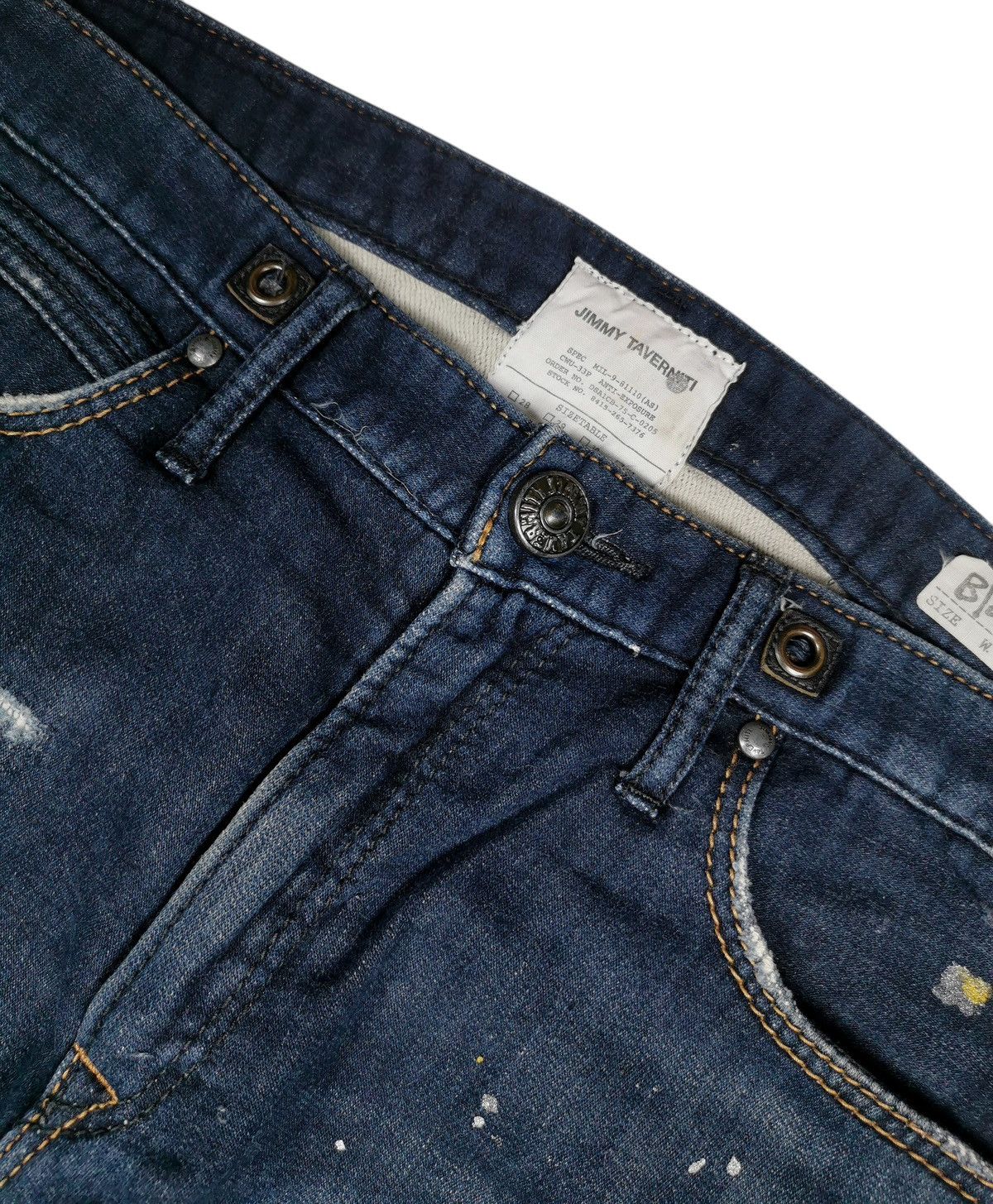 Jimmy Taverniti Jimmy Taverniti Distressed Paint Splattered Jogger Size US 32 / EU 48 - 8 Thumbnail