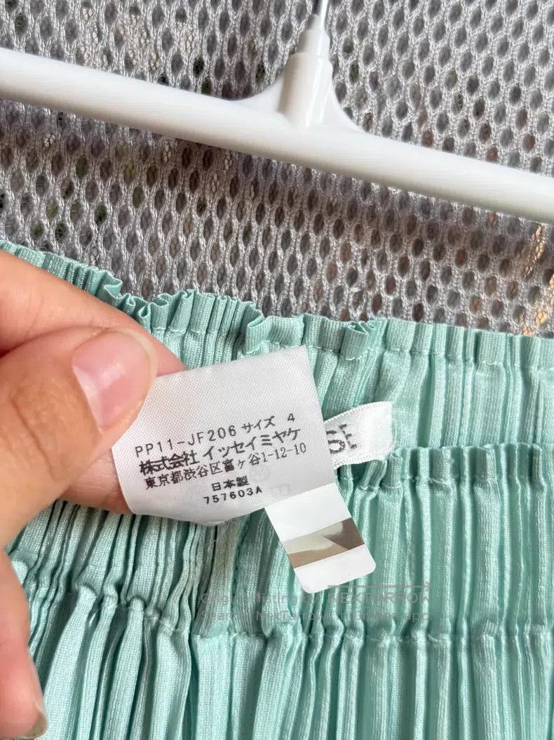 Issey Miyake Issey Miyake Mint Green Wide Leg Pants Size 26" / US 2 / IT 38 - 3 Thumbnail