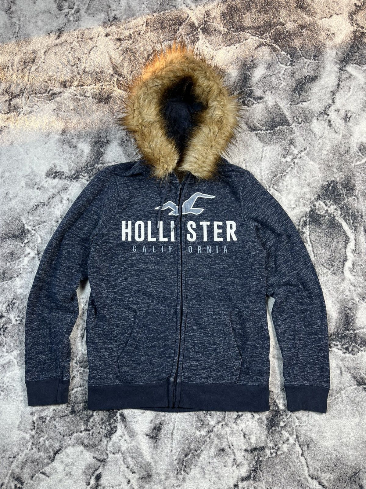 Hollister Y2K Hollister Fur Zip Hoodie Size US M / EU 48-50 / 2 - 1 Thumbnail