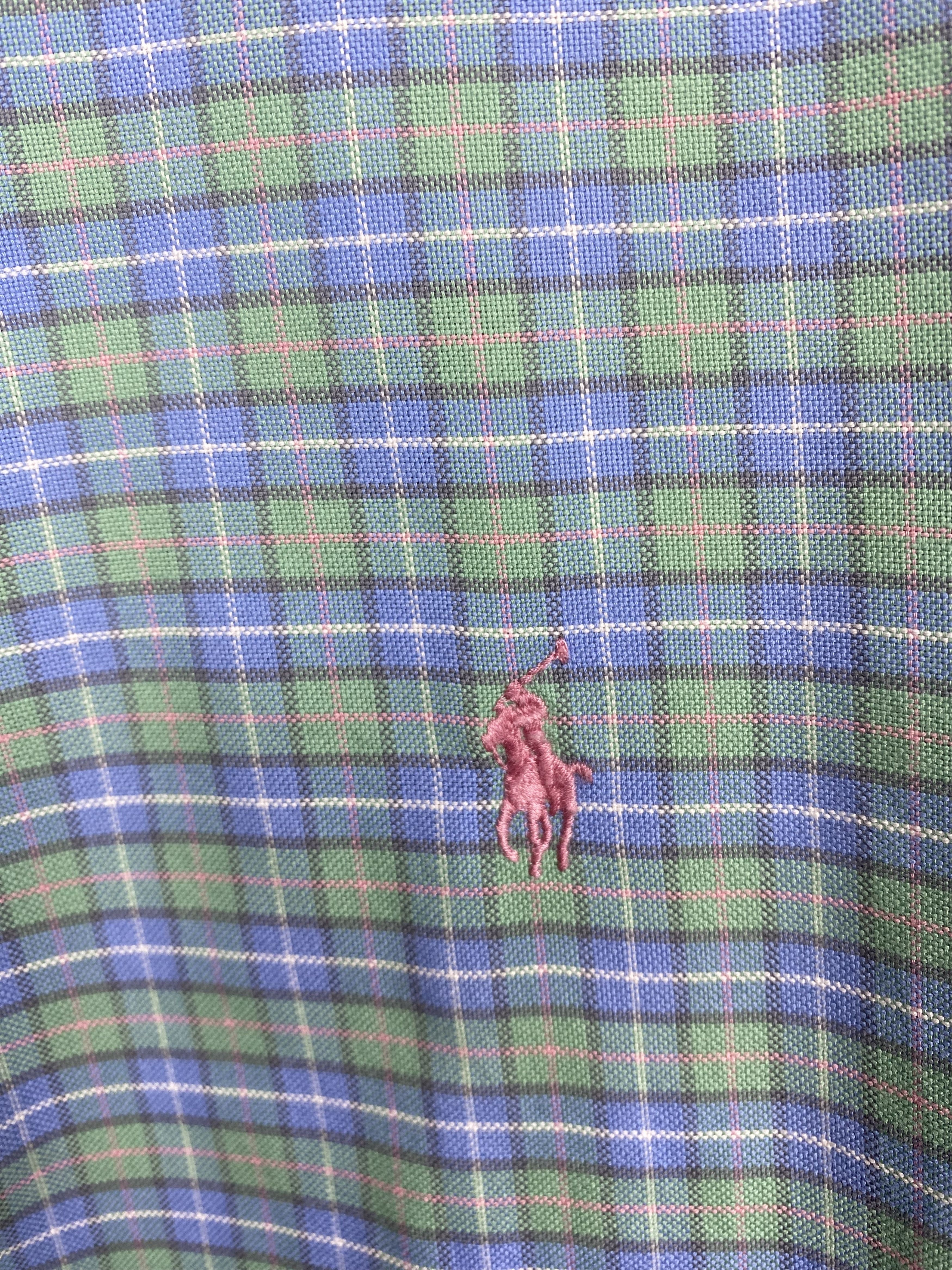 Polo Ralph Lauren Polo Ralph Lauren Vintage Mens Heavy Cotton Plaid Shirt Size US XL / EU 56 / 4 - 3 Thumbnail
