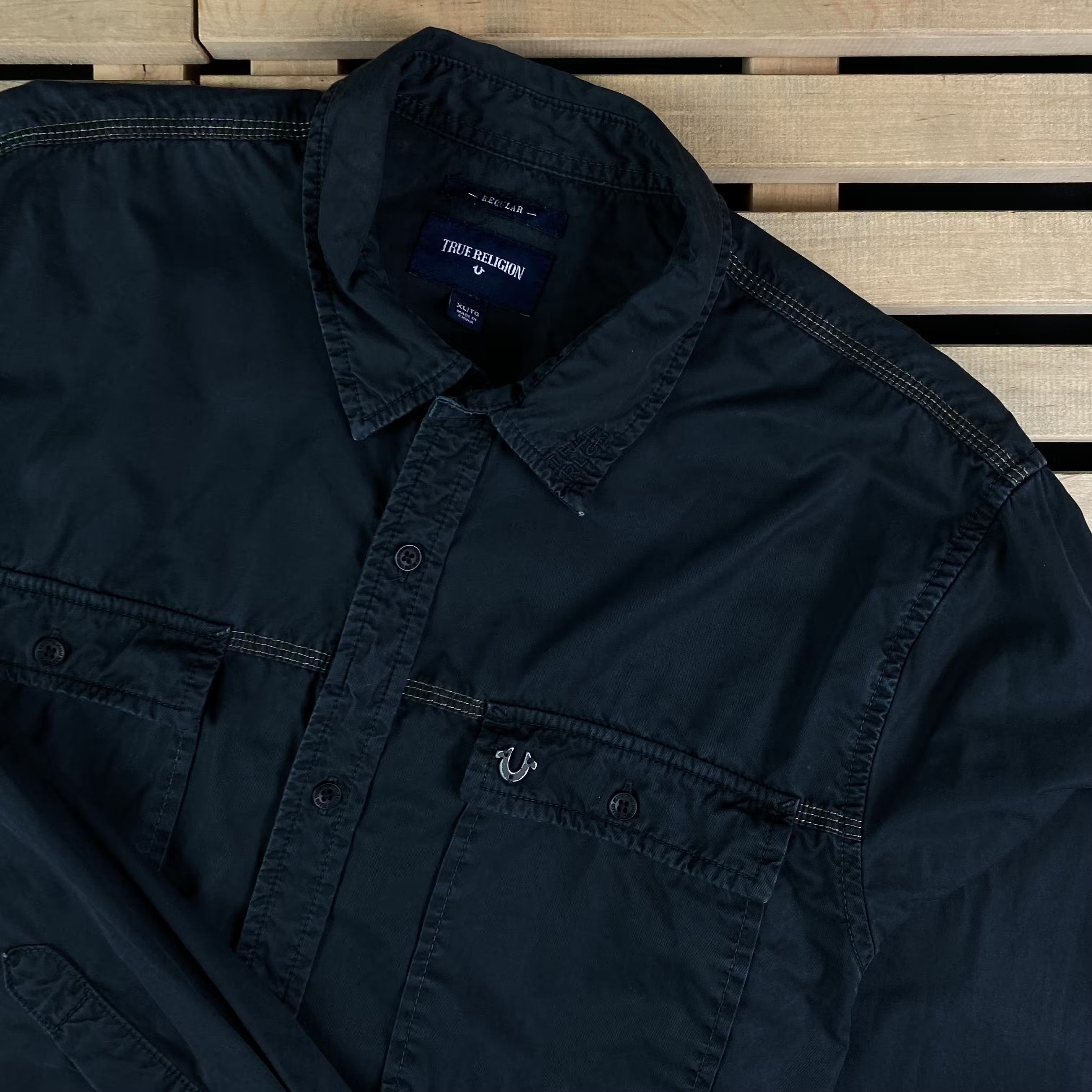 True Religion Men’s Shirt Overshirt True Religion Size XL Size US XL / EU 56 / 4 - 2 Thumbnail