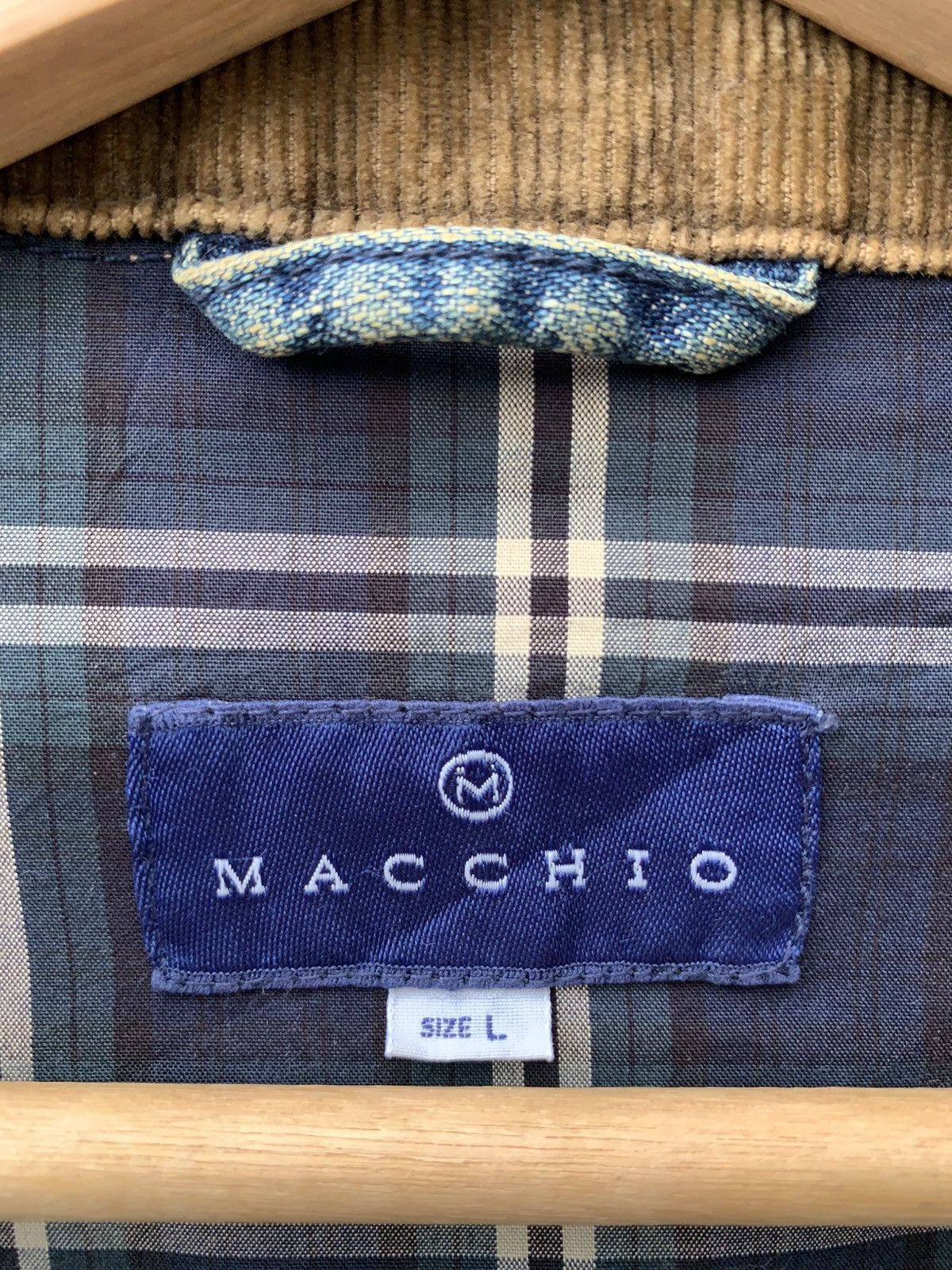 Japanese Brand × Vintage Vintage Japanese Brand MACCHIO Denim Jacket Size US L / EU 52-54 / 3 - 11 Thumbnail