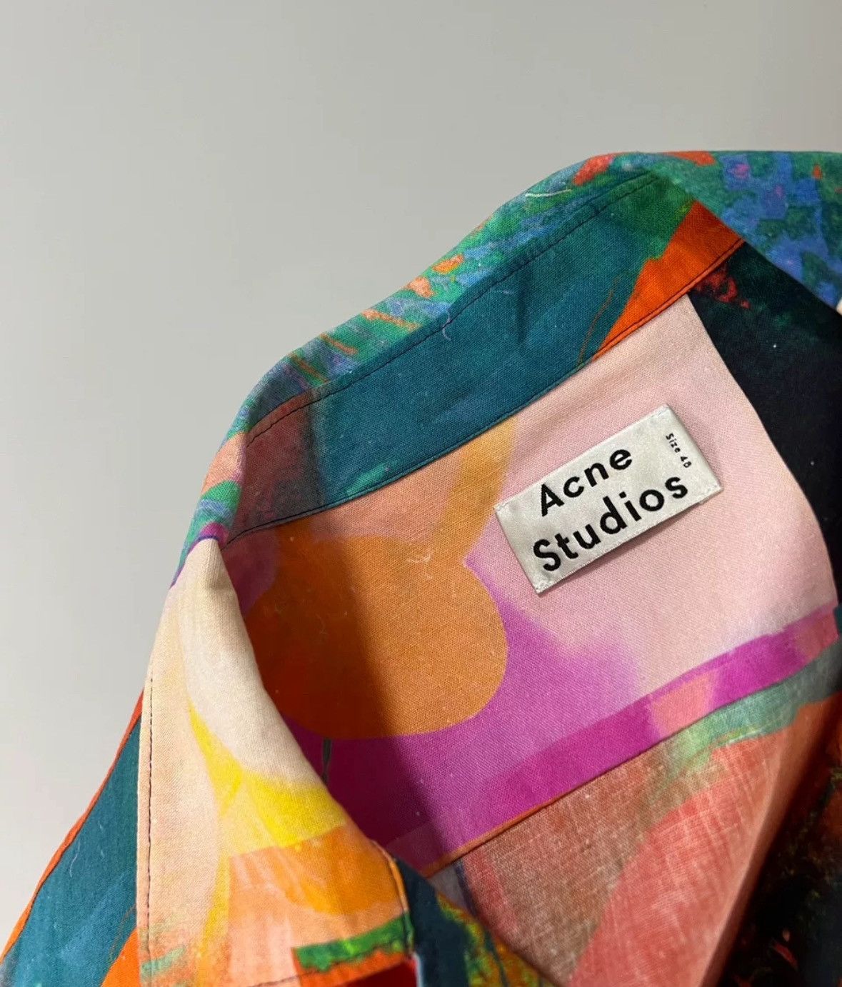 Acne Studios Acne Studios Plant Pattern Shirt Size US M / EU 48-50 / 2 - 5 Thumbnail