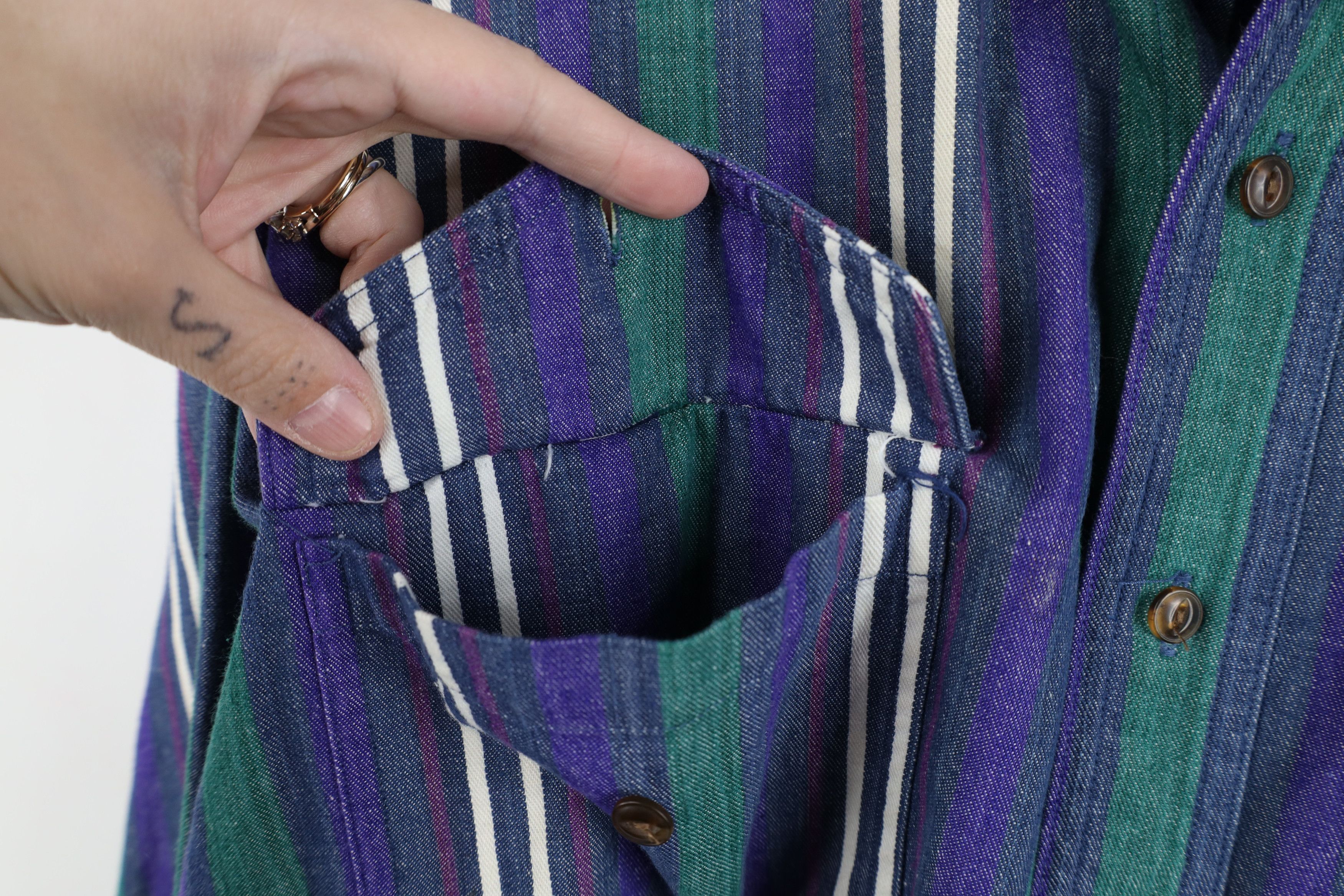 Ralph Lauren Vintage 90s Ralph Lauren Denim Collared Button Down Shirt Size US L / EU 52-54 / 3 - 8 Thumbnail