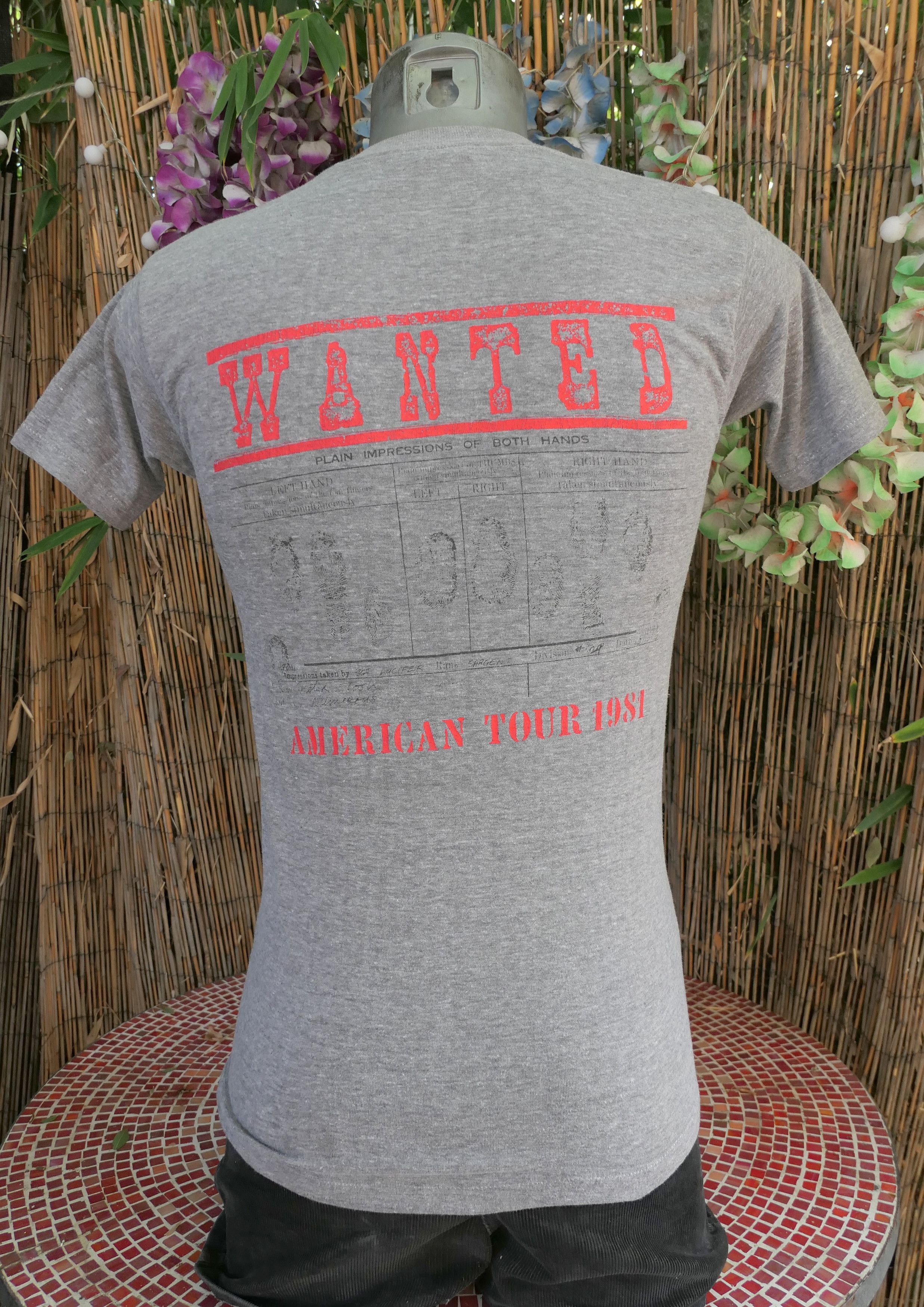 Vintage Vintage 1981 PETER TOSH North American Tour T Shirt Small Size US S / EU 44-46 / 1 - 3 Thumbnail