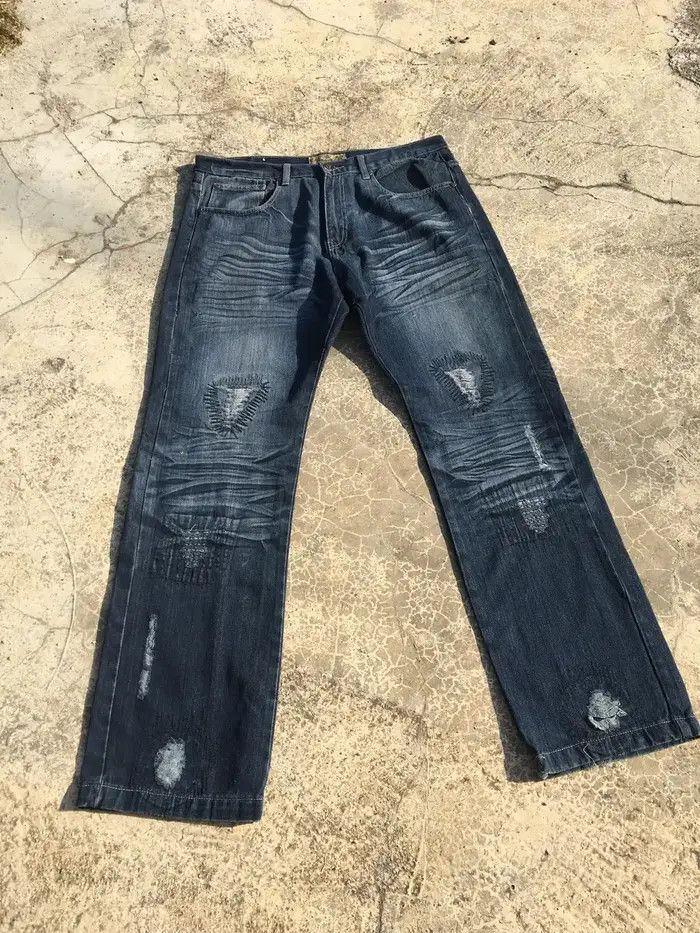 Japanese Brand Japanese branded FADED JEANS Size US 36 / EU 52 - 5 Thumbnail