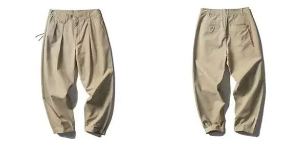Japanese Brand 21SS Indigo Union Japan Khaki City Worker Cropped Pants Size US 34 / EU 50 - 3 Thumbnail