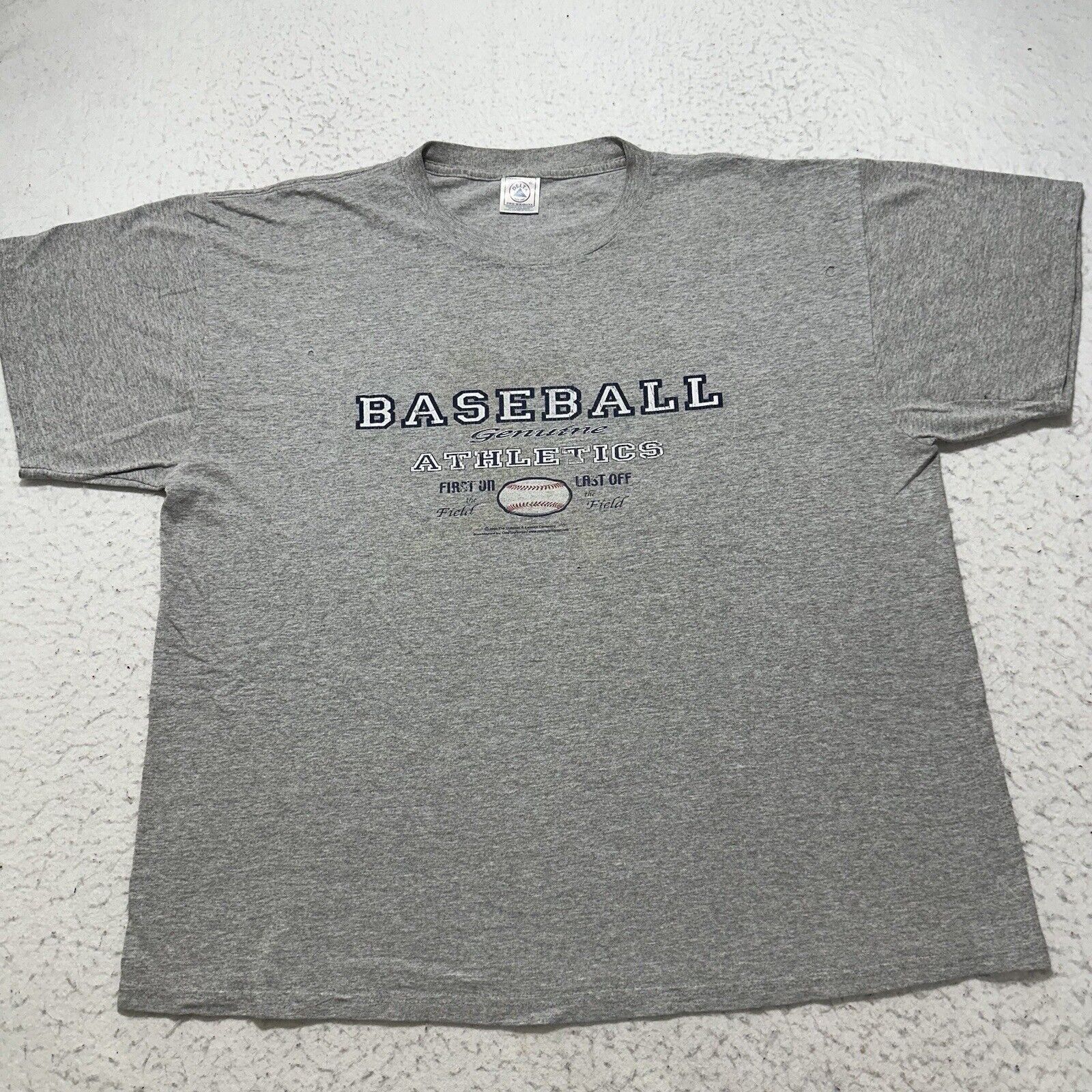 Delta Vintage Delta XL Baseball Genuine Athletics 2000 T Shirt Y2K Size US XL / EU 56 / 4 - 1 Thumbnail