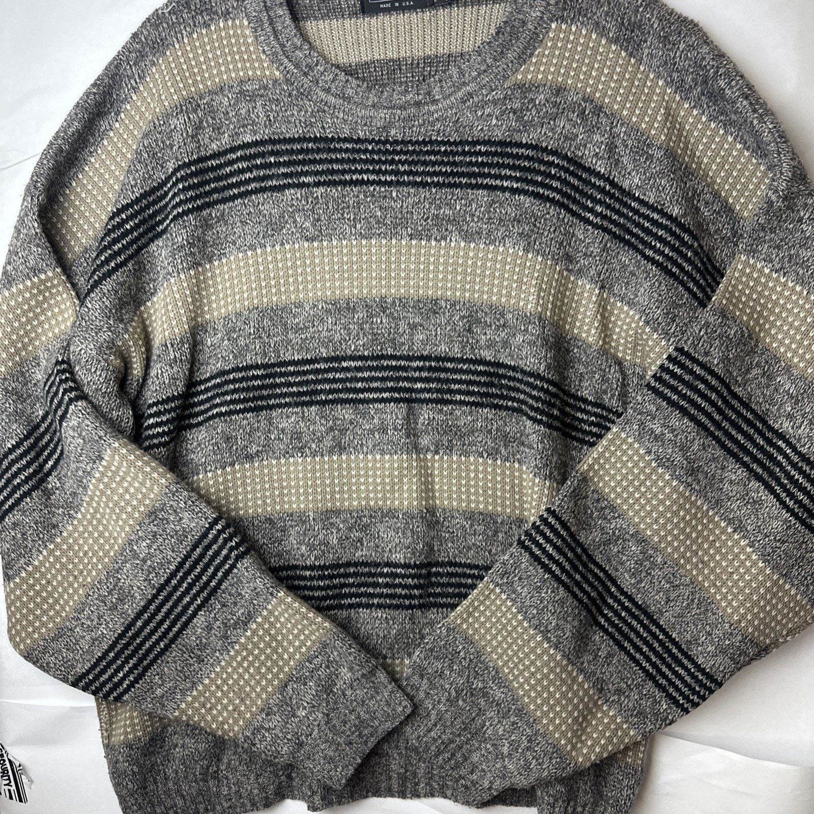 Other Scandia Gray Black Sweater Mens size Large Size US L / EU 52-54 / 3 - 3 Thumbnail