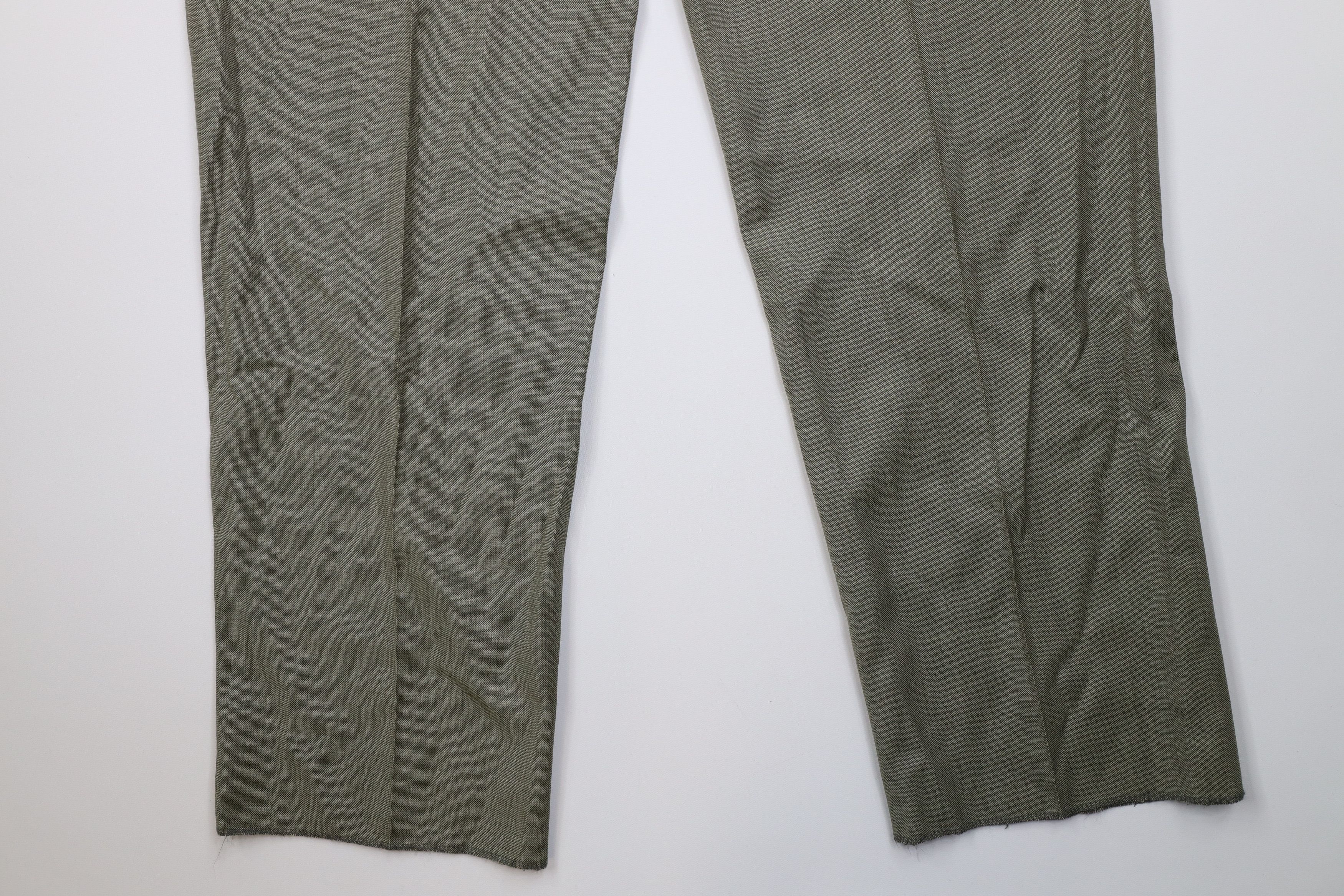 Vintage Deadstock Vintage 90s Streetwear Merino Wool Wide Leg Pants Size US 40 / EU 56 - 13 Thumbnail