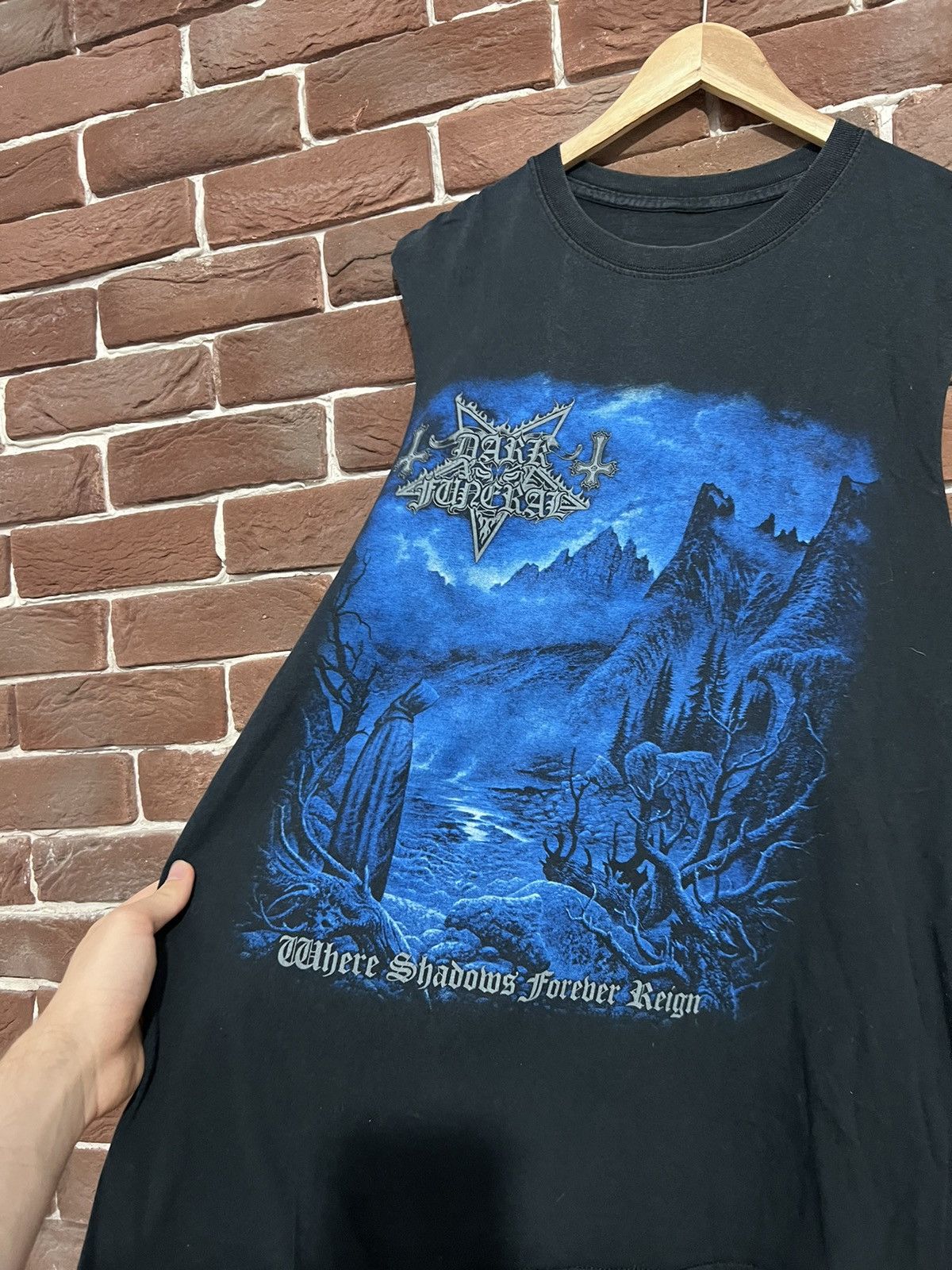 Band Tees Rare Dark Funeral Where Shadows Black Metal Band Tee Tank Size US XL / EU 56 / 4 - 3 Thumbnail
