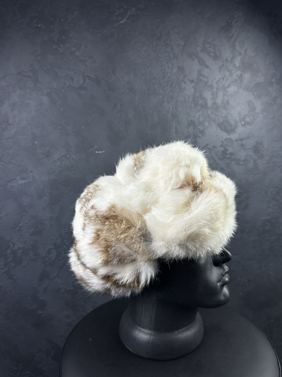 Hysteric Glamour × Japanese Brand Y2K Style Mohair Fuzzy Ushanka Hat Faux Fur Distressed 90s Size ONE SIZE - 2 Thumbnail