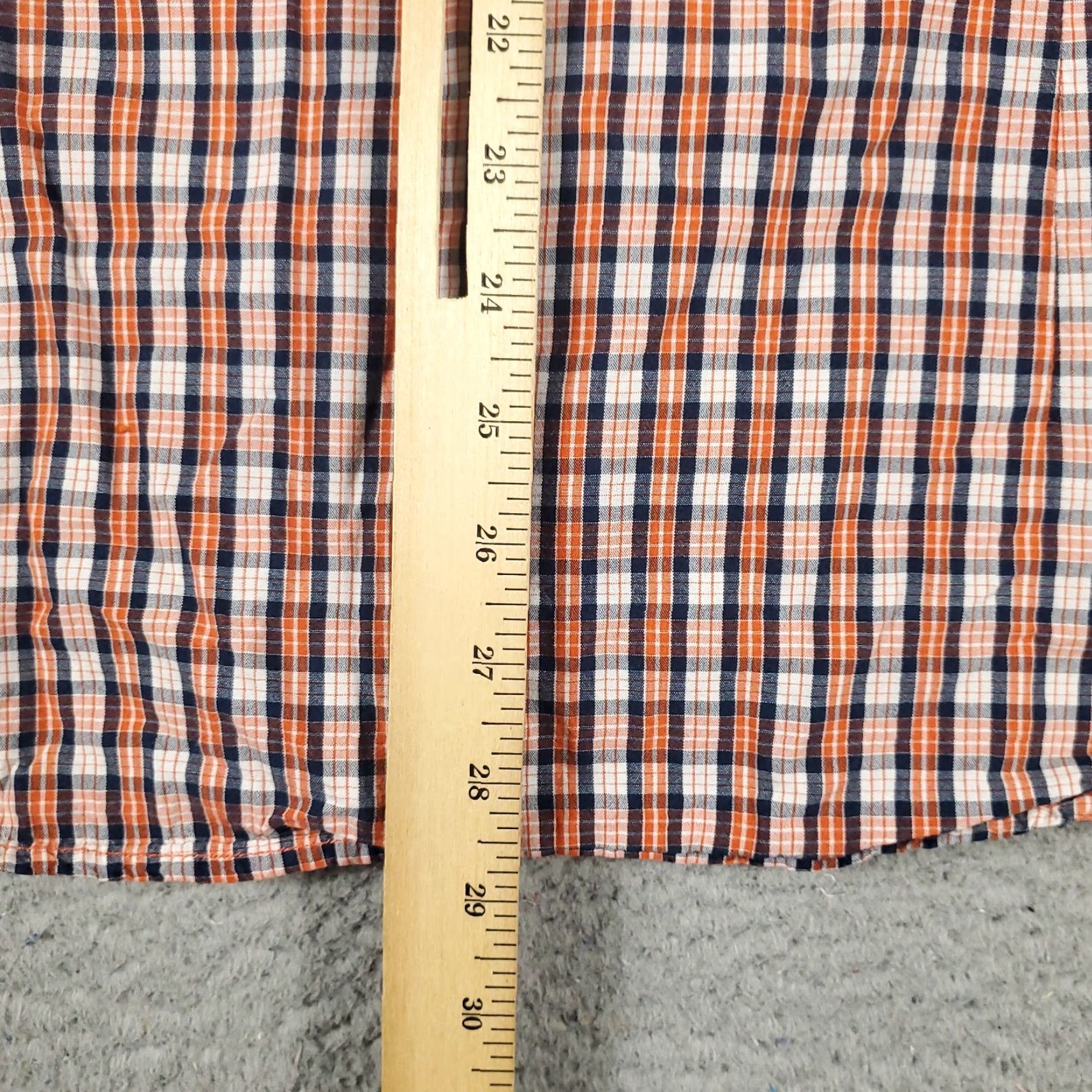 Diesel Diesel Shirt Mens XL Orange Plaid Button-Up Long Sleeve Casual, Workwear, Vintage? No Size US XL / EU 56 / 4 - 7 Thumbnail