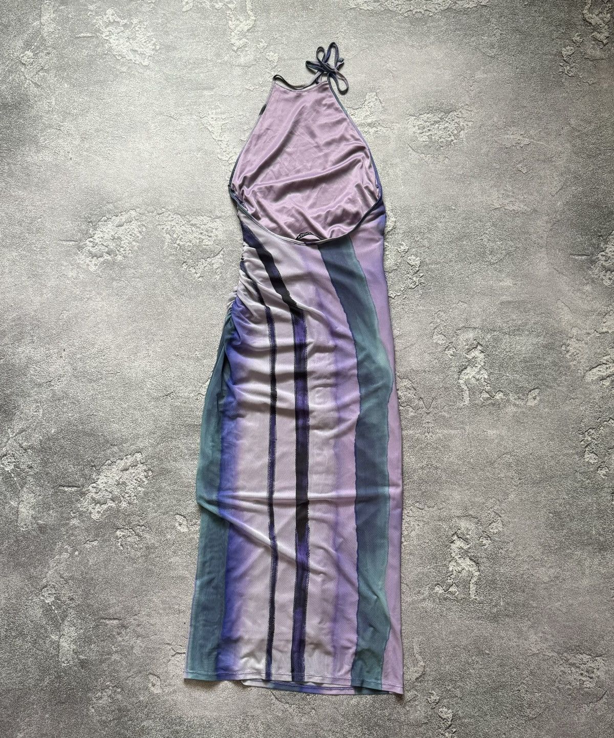 Japanese Brand × Jean Paul Gaultier Mesh dress long sleeveless motive like Jean Paul Gaultier Size S / US 4 / IT 40 - 9 Thumbnail