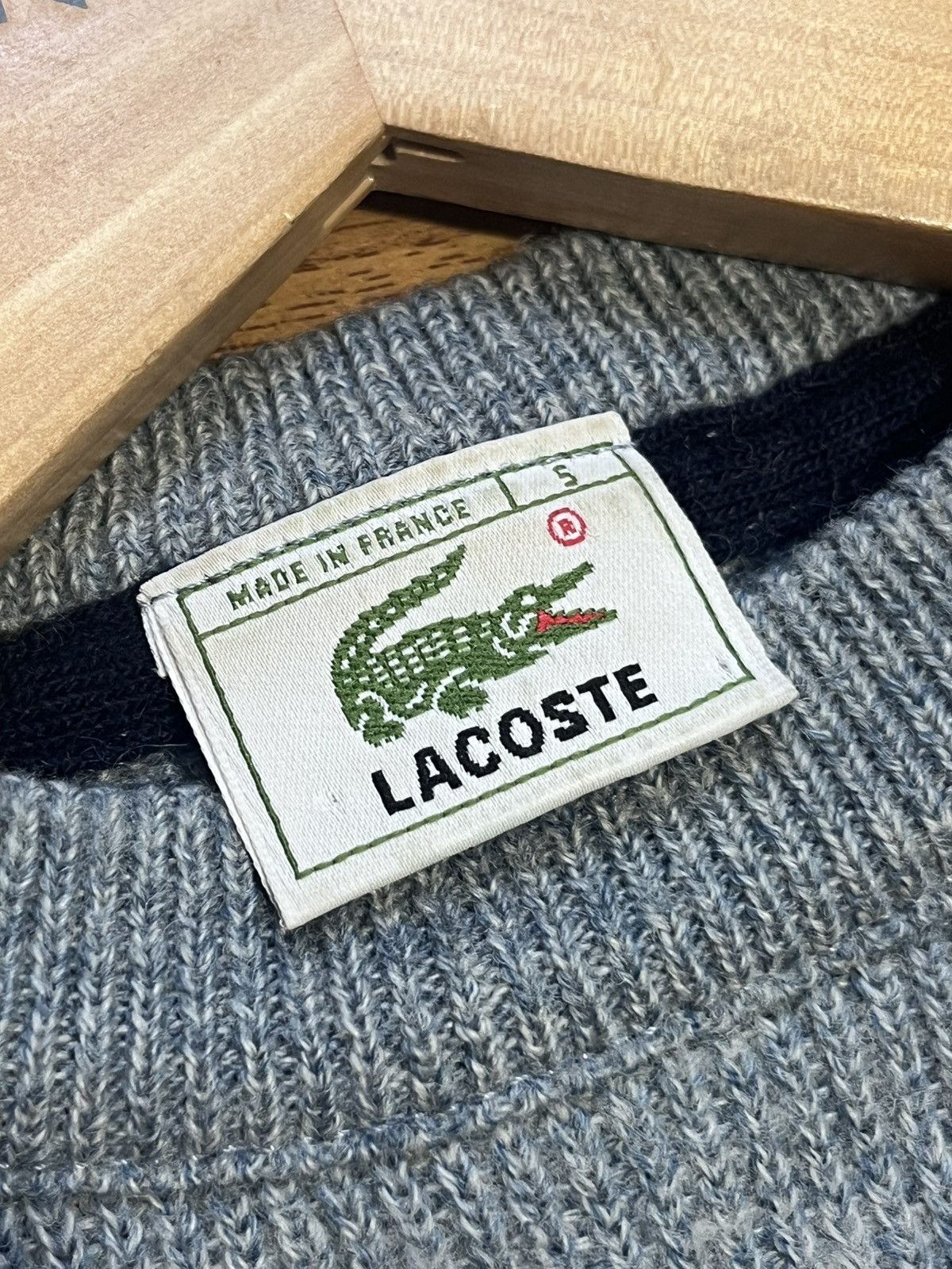 Lacoste Lacoste Vintage Wool Sweeter Size US L / EU 52-54 / 3 - 8 Thumbnail