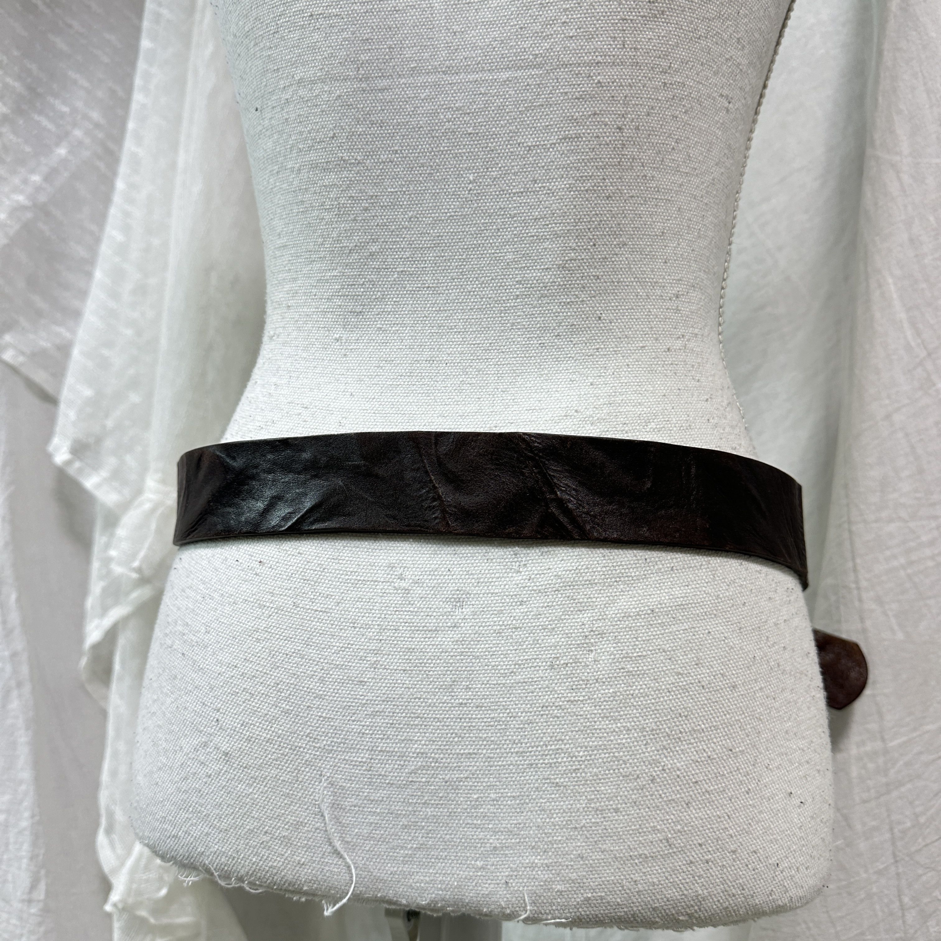 Vintage Vintage Avant Garde Leather Western Cowboy Belt 90s Size ONE SIZE - 5 Thumbnail
