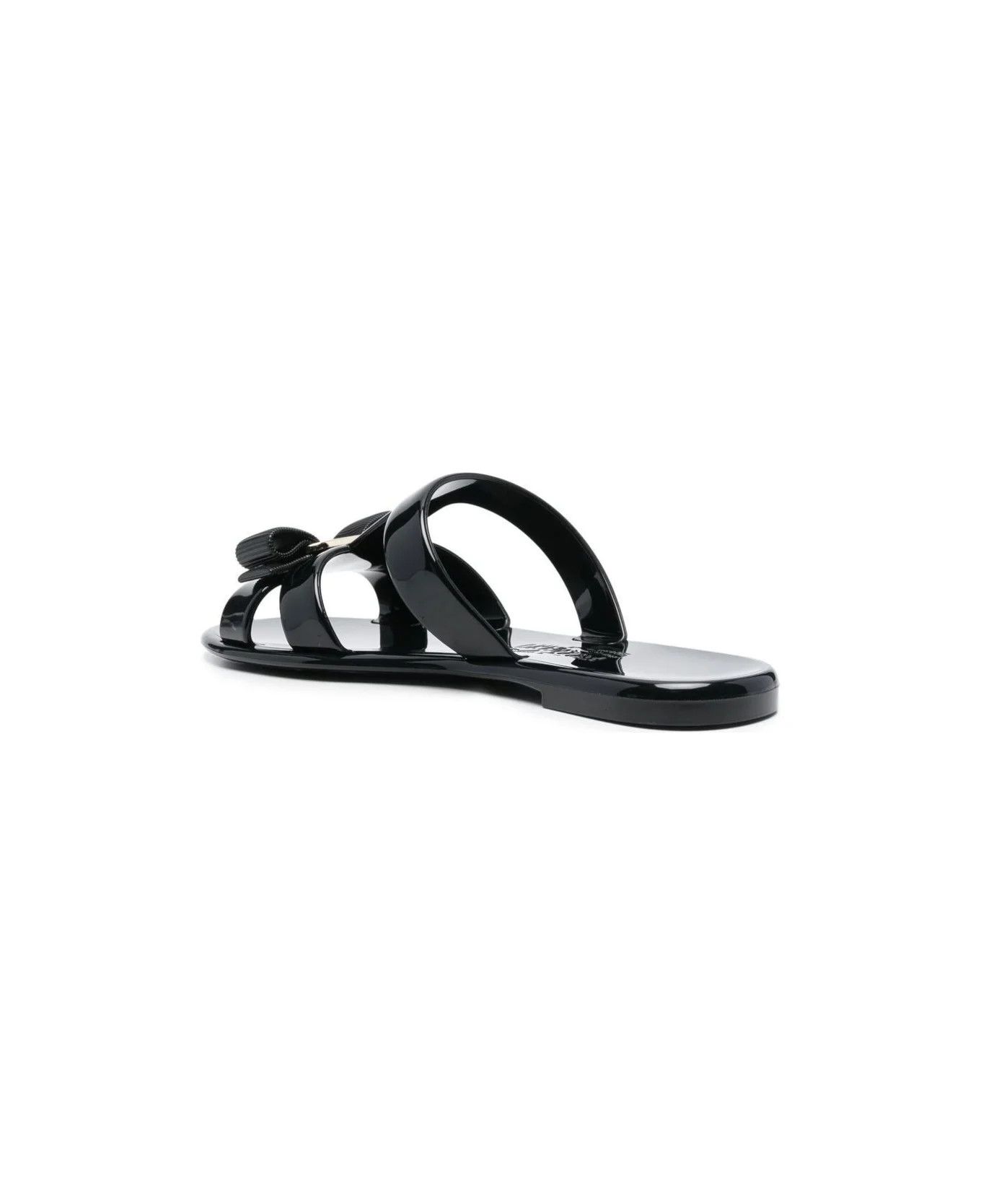 Salvatore Ferragamo o1y0426 Flats in Black Size US 7 / IT 37 - 3 Thumbnail