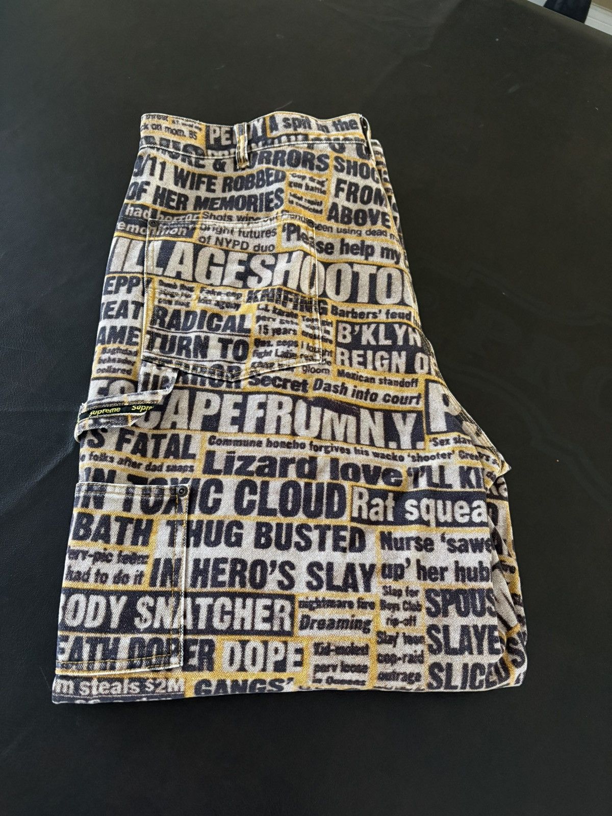 Supreme Supreme/Dash Snow Double Knee Painter Pants Denim Size US 38 / EU 54 - 10 Thumbnail