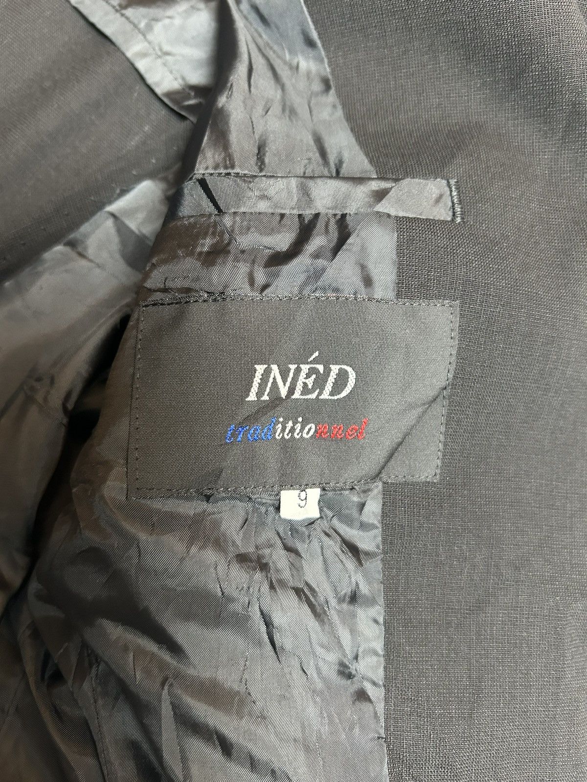 Designer × Japanese Brand × Yohji Yamamoto INED YOHJI YAMAMOTO SINGLE BREAST BLAZER Size XS / US 0-2 / IT 36-38 - 6 Thumbnail